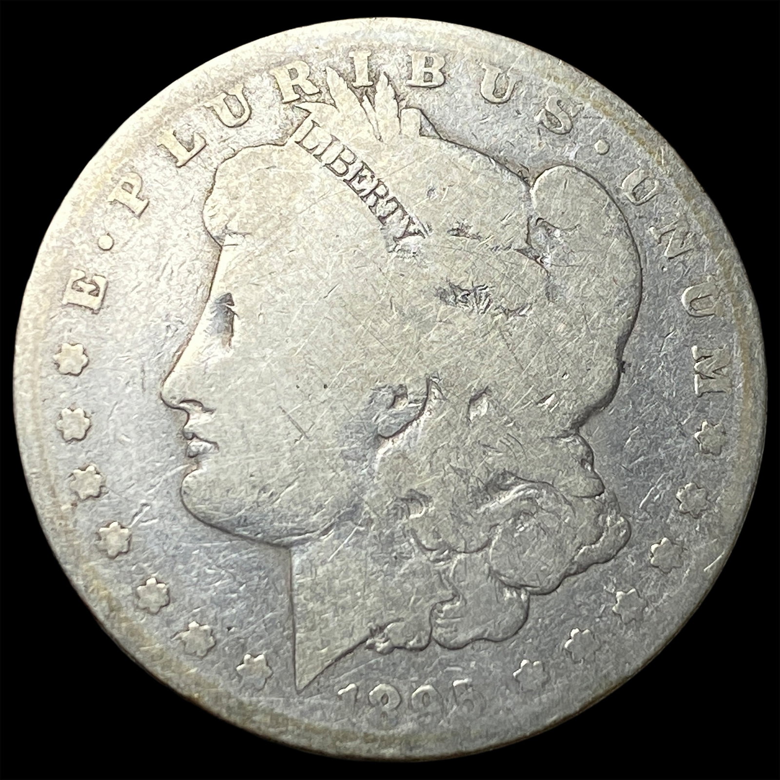 1895-O Silver Morgan Dollar NICELY CIRCULATED (1 of 2)