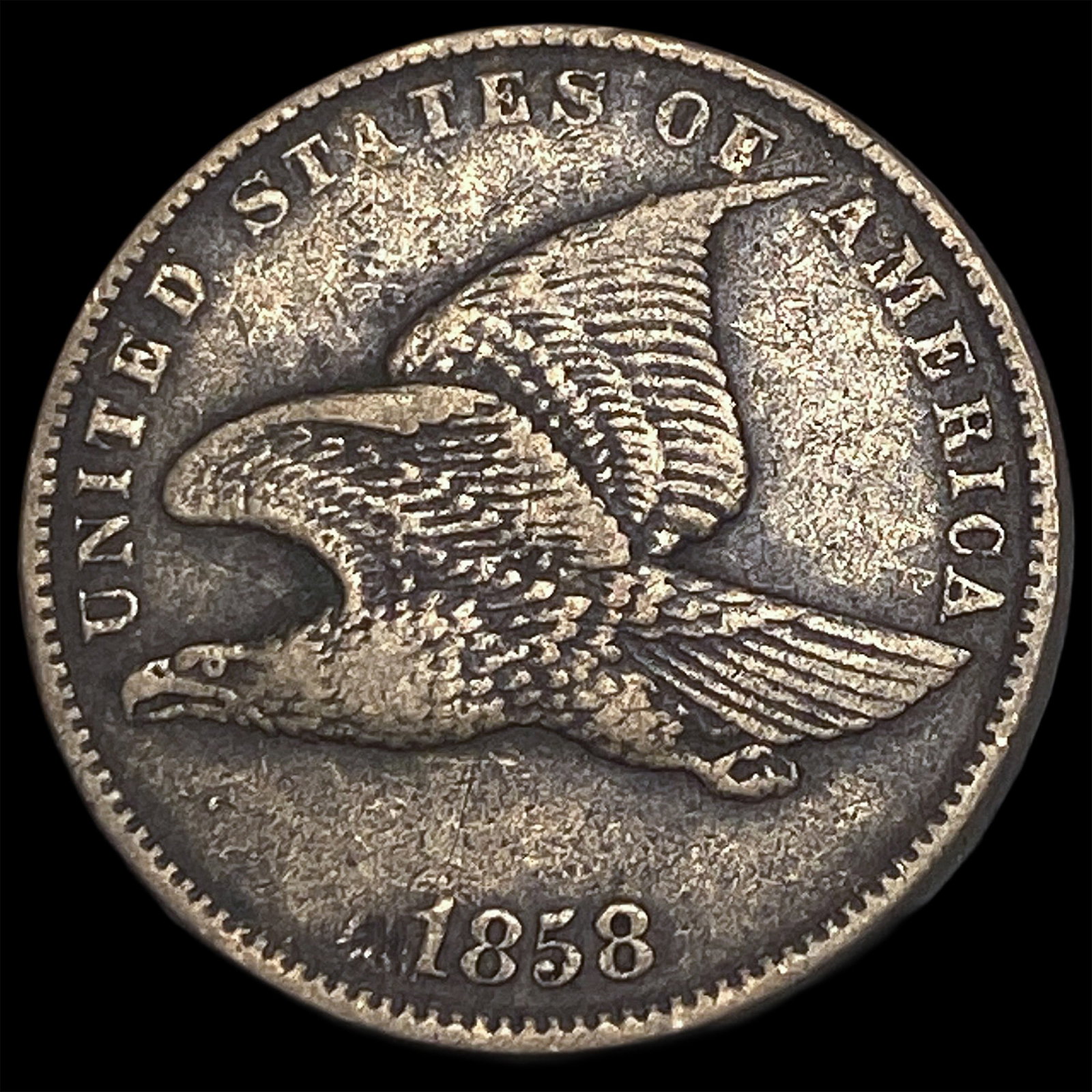 1858 Flying Eagle Cent LIGHTLY CIRCULATED: 1858 Flying Eagle Cent LIGHTLY CIRCULATED