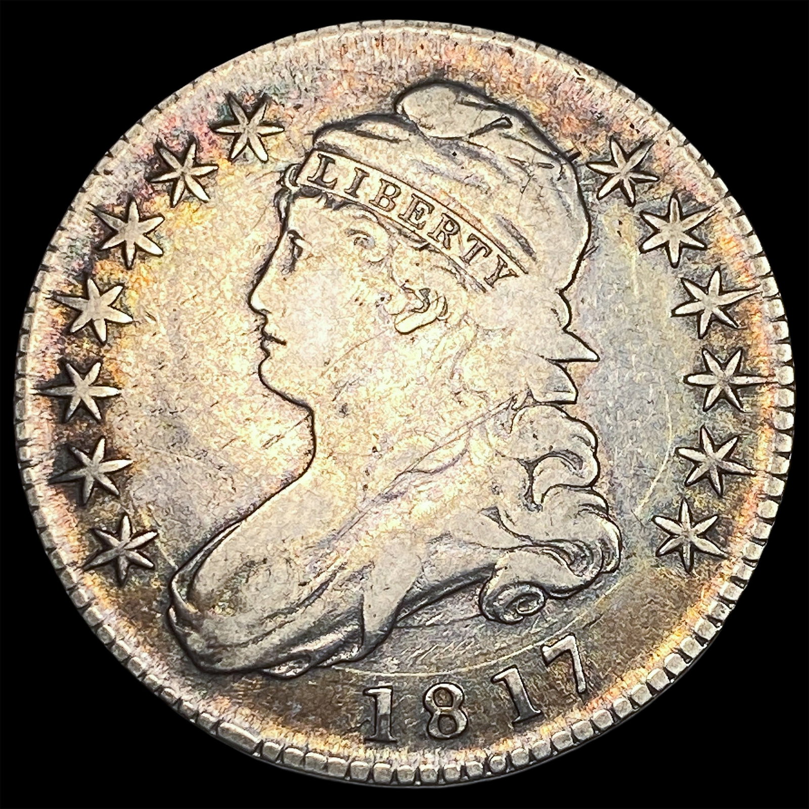 1817 Capped Bust Half Dollar HIGH GRADE: 1817 Capped Bust Half Dollar HIGH GRADE