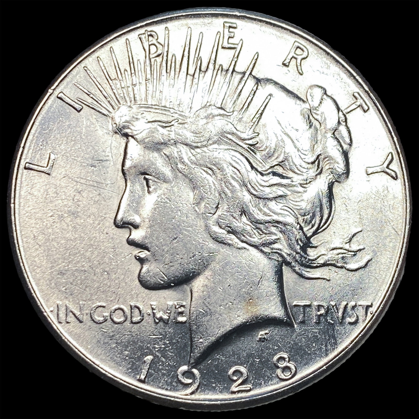 1928-S Silver Peace Dollar LIGHTLY CIRCULATED (1 of 2)