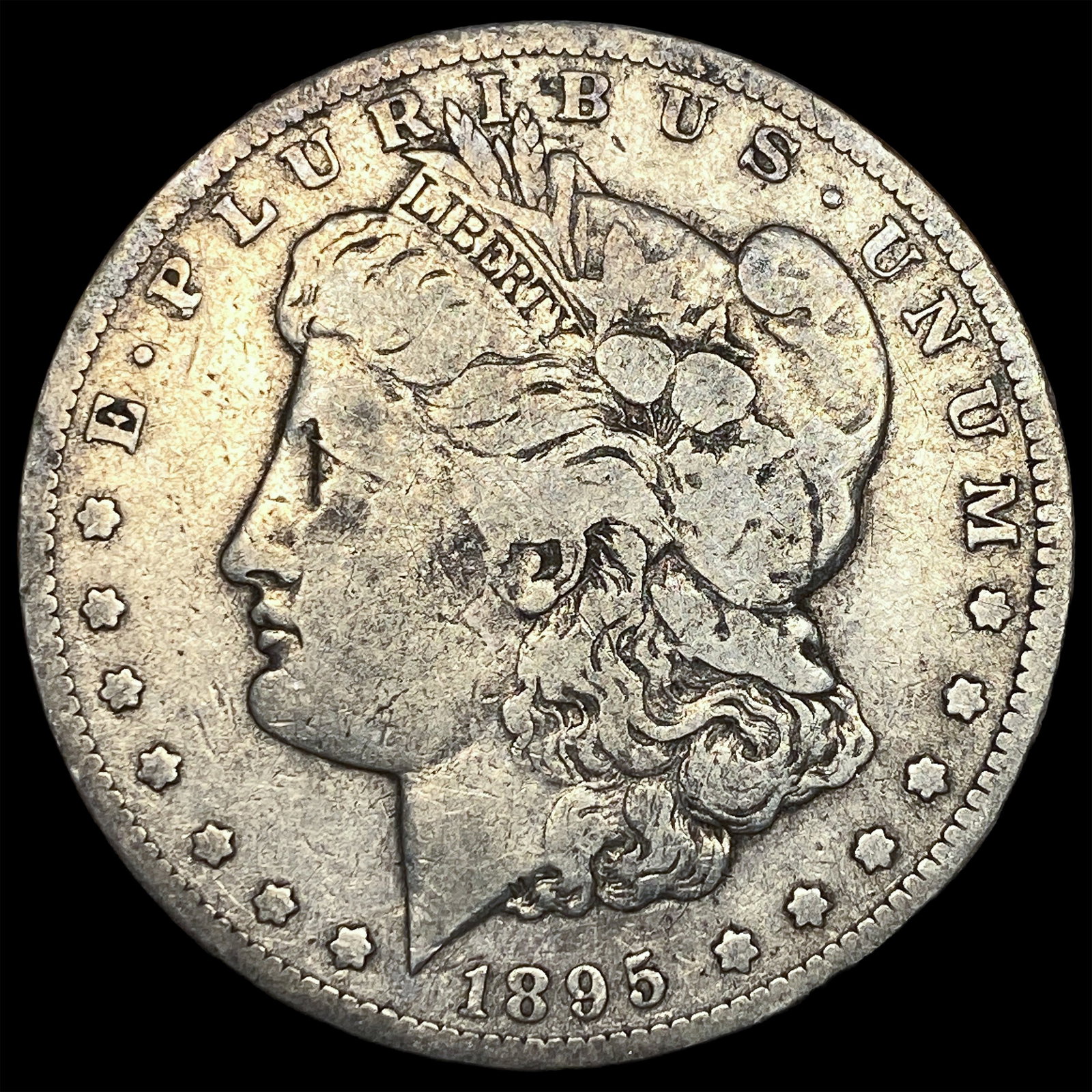 1895-S Silver Morgan Dollar LIGHTLY CIRCULATED: 1895-S Silver Morgan Dollar LIGHTLY CIRCULATED
