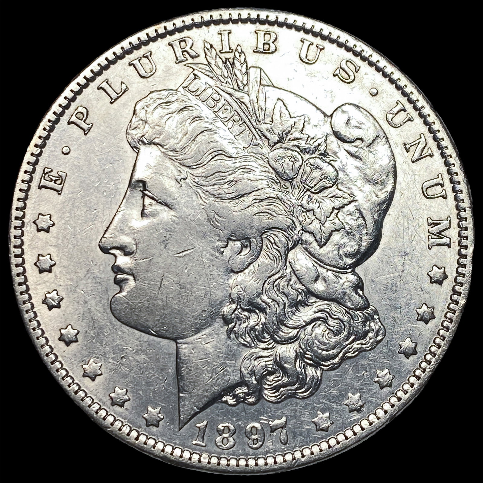1897-O Silver Morgan Dollar CLOSELY UNCIRCULATED: 1897-O Silver Morgan Dollar CLOSELY UNCIRCULATED