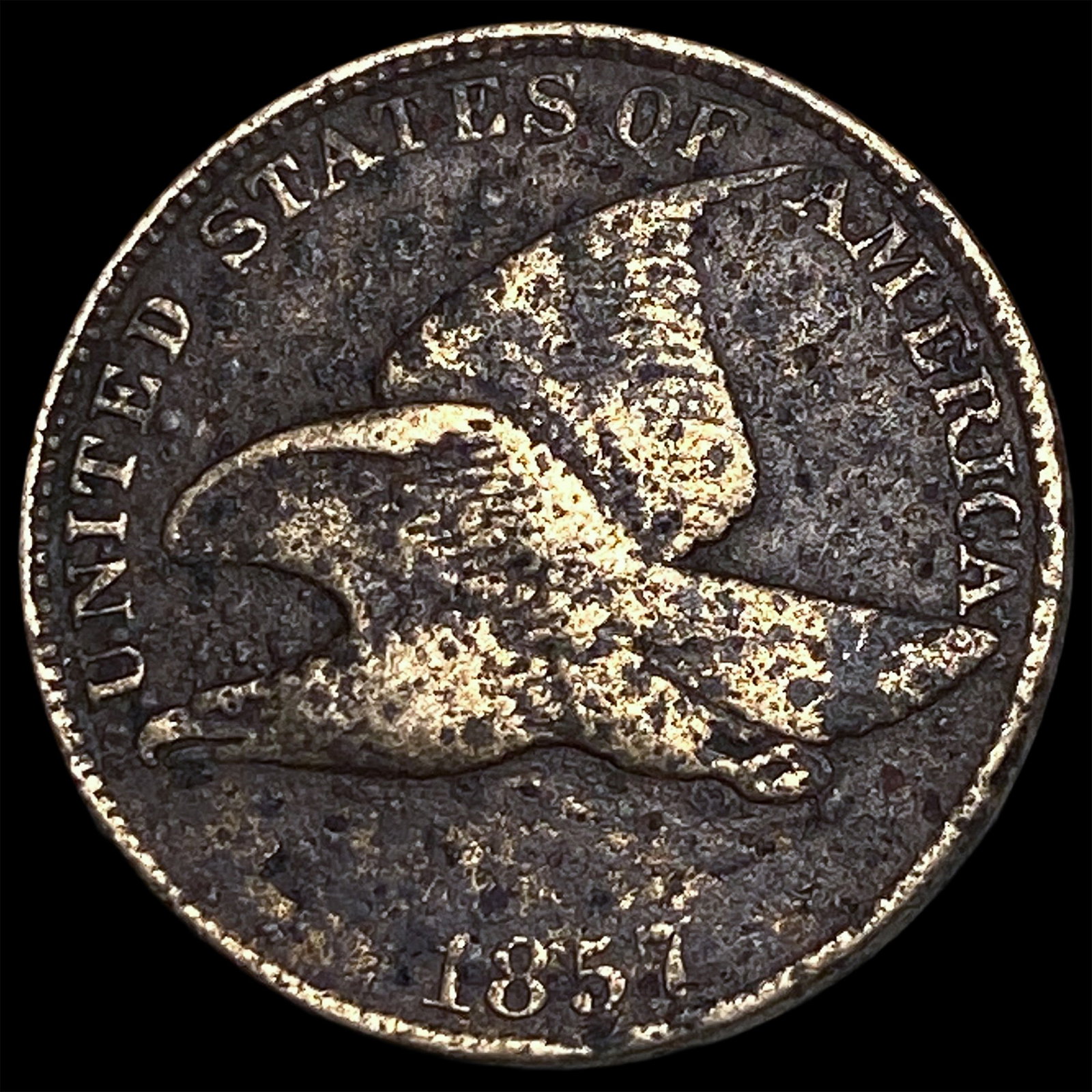 1857 Flying Eagle Cent HIGH GRADE (1 of 2)