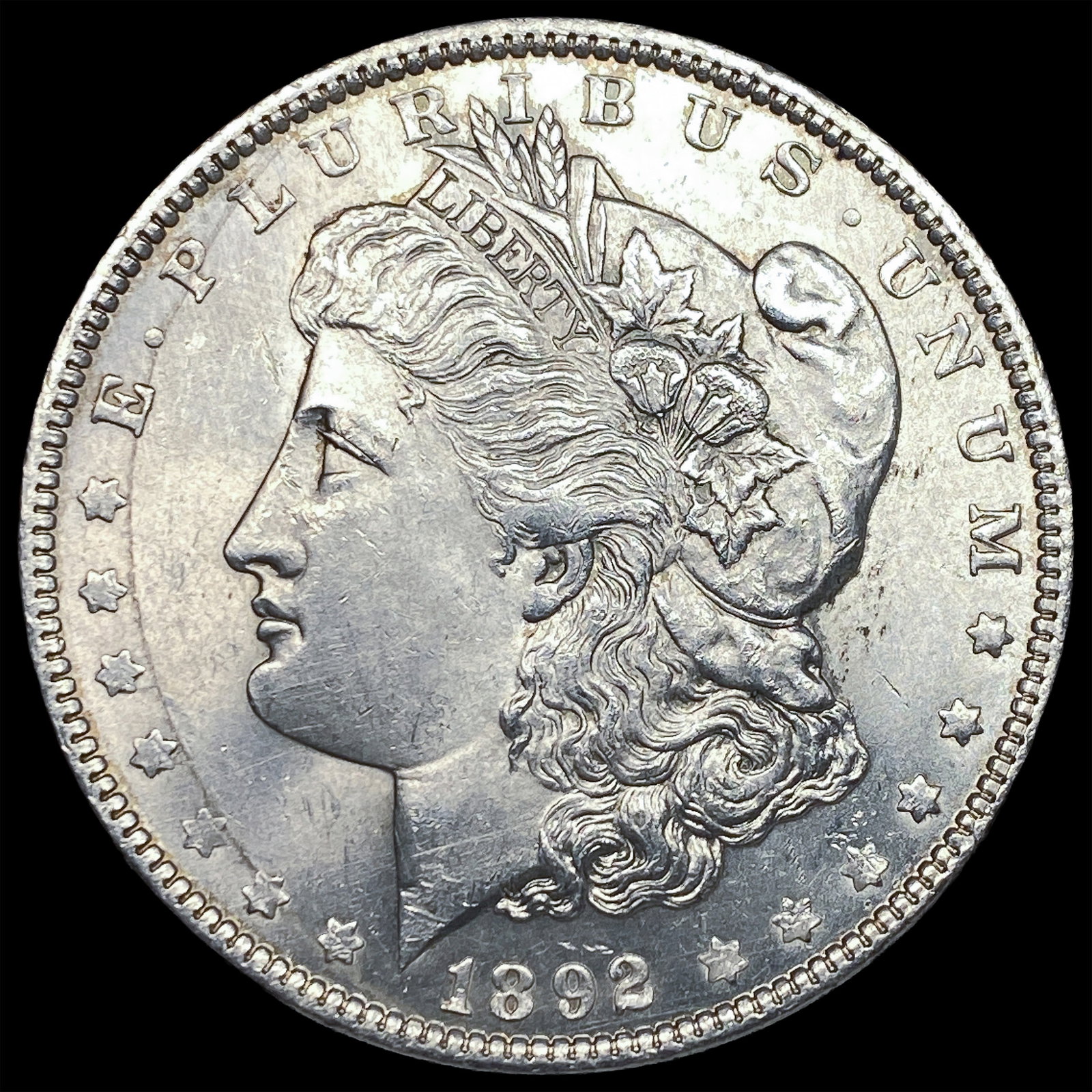 1892 Morgan Silver Dollar CHOICE BU (1 of 2)