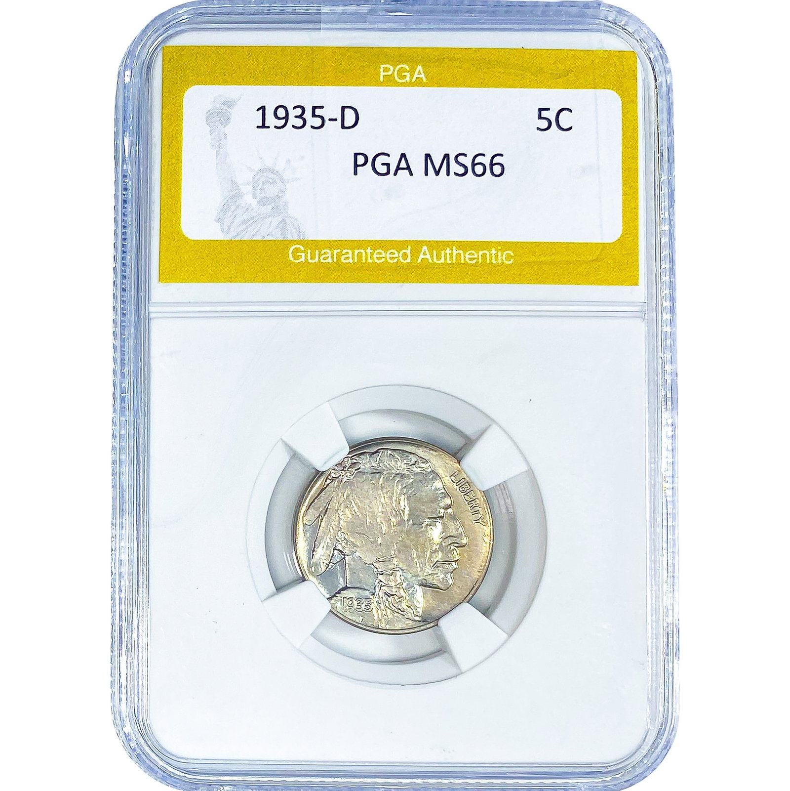 1935-D Buffalo Nickel PGA MS66 (1 of 2)