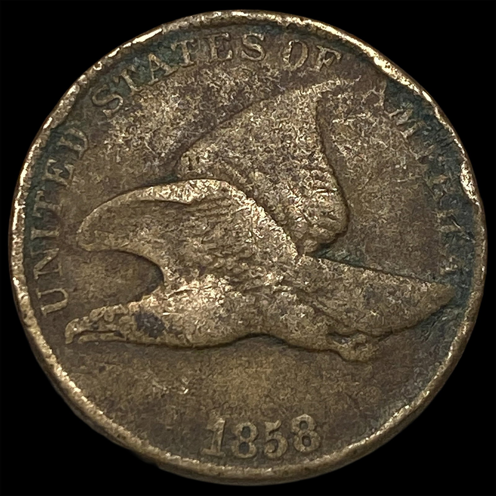 1858 Flying Eagle Cent HIGH GRADE: 1858 Flying Eagle Cent HIGH GRADE