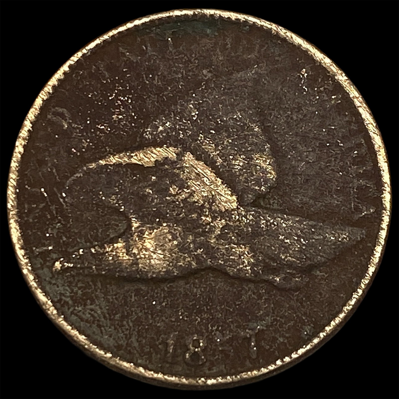 1857 Copper-Nickel Flying Eagle Cent HIGH GRADE: 1857 Copper-Nickel Flying Eagle Cent HIGH GRADE