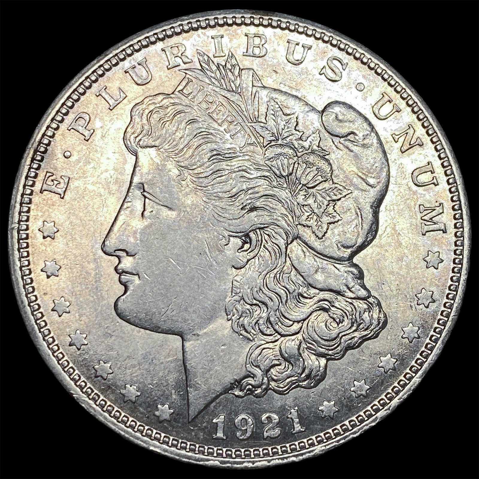 1921-D Silver Morgan Dollar CHOICE AU: 1921-D Silver Morgan Dollar CHOICE AU