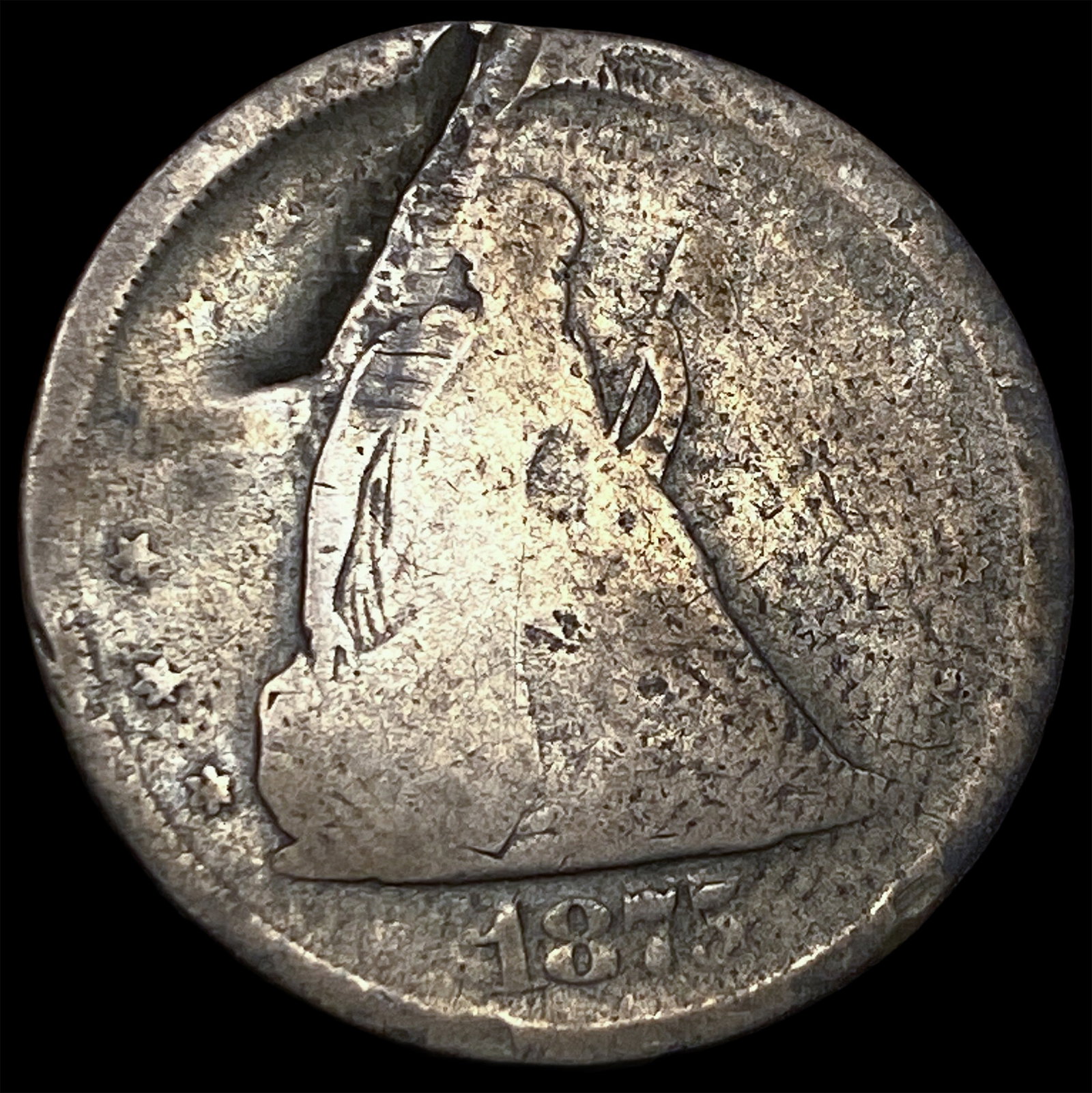 1875-S Silver Twenty Cent Piece NICELY CIRCULATED (1 of 2)