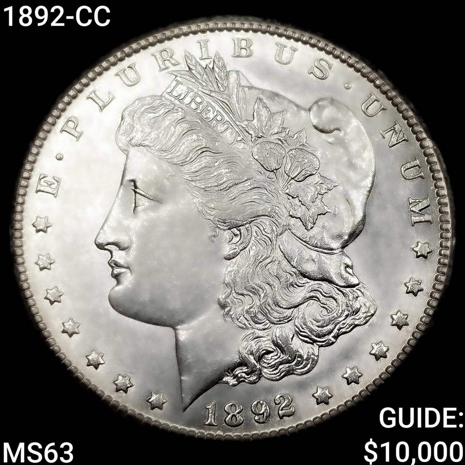 1892-CC Morgan Silver Dollar CHOICE BU: 1892-CC Morgan Silver Dollar CHOICE BU