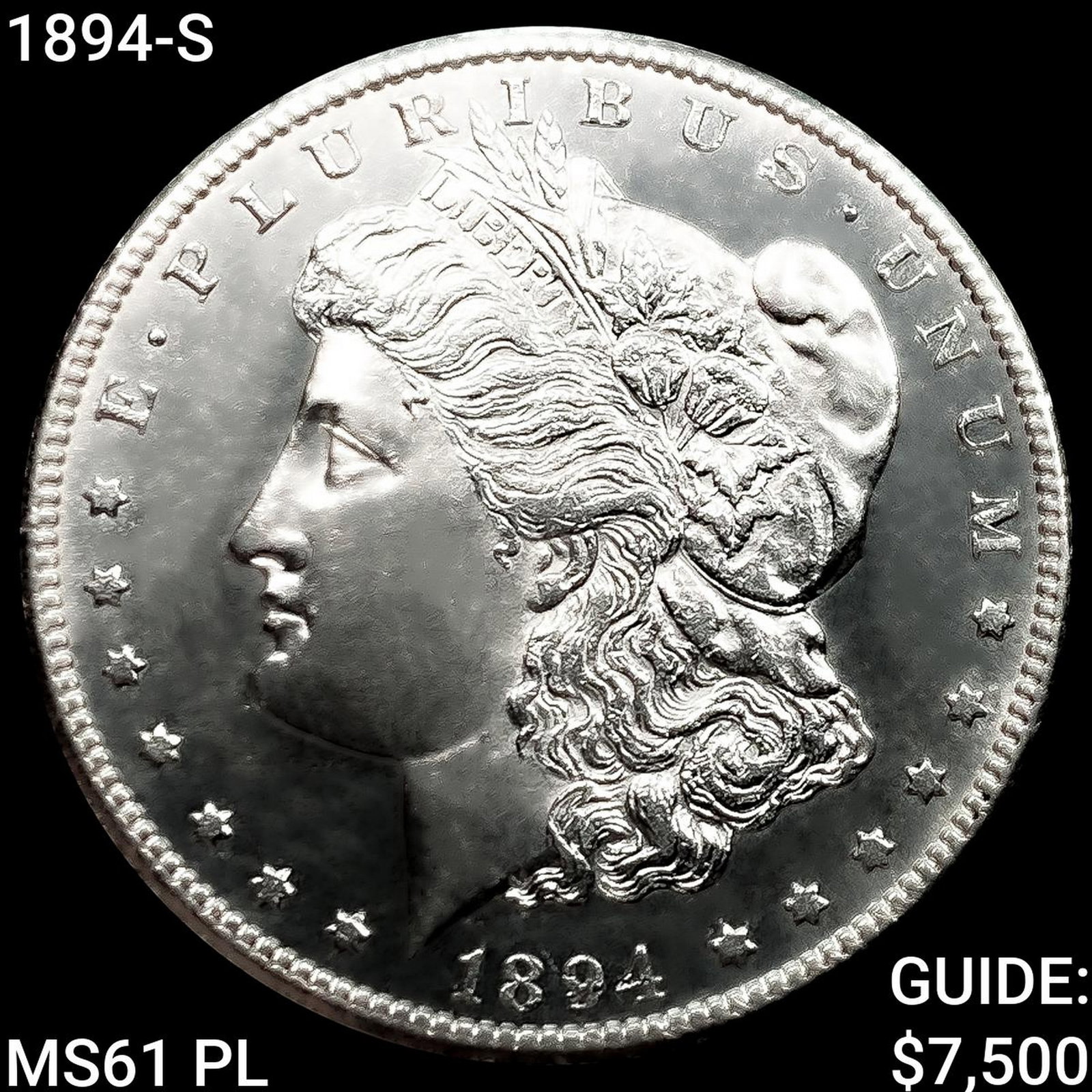 1894-S Morgan Silver Dollar UNCIRCULATED PL (1 of 2)