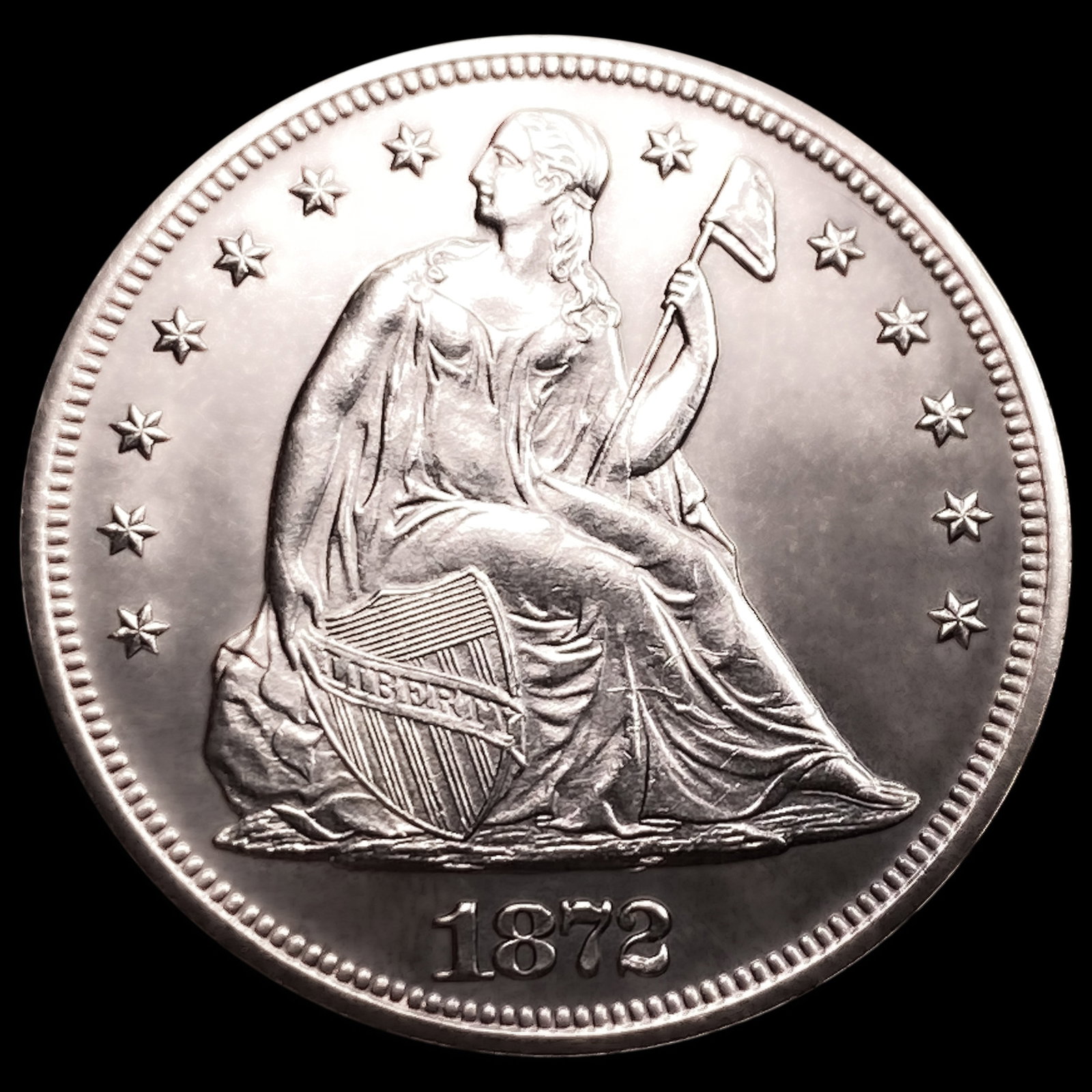 1872 Seated Liberty Dollar (1 of 2)