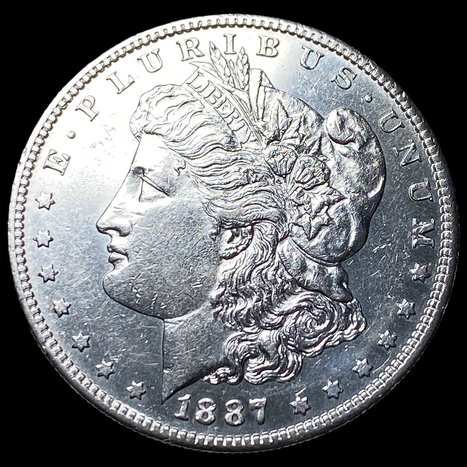 1887-S Silver Morgan Dollar UNCIRCULATED: 1887-S Silver Morgan Dollar UNCIRCULATED