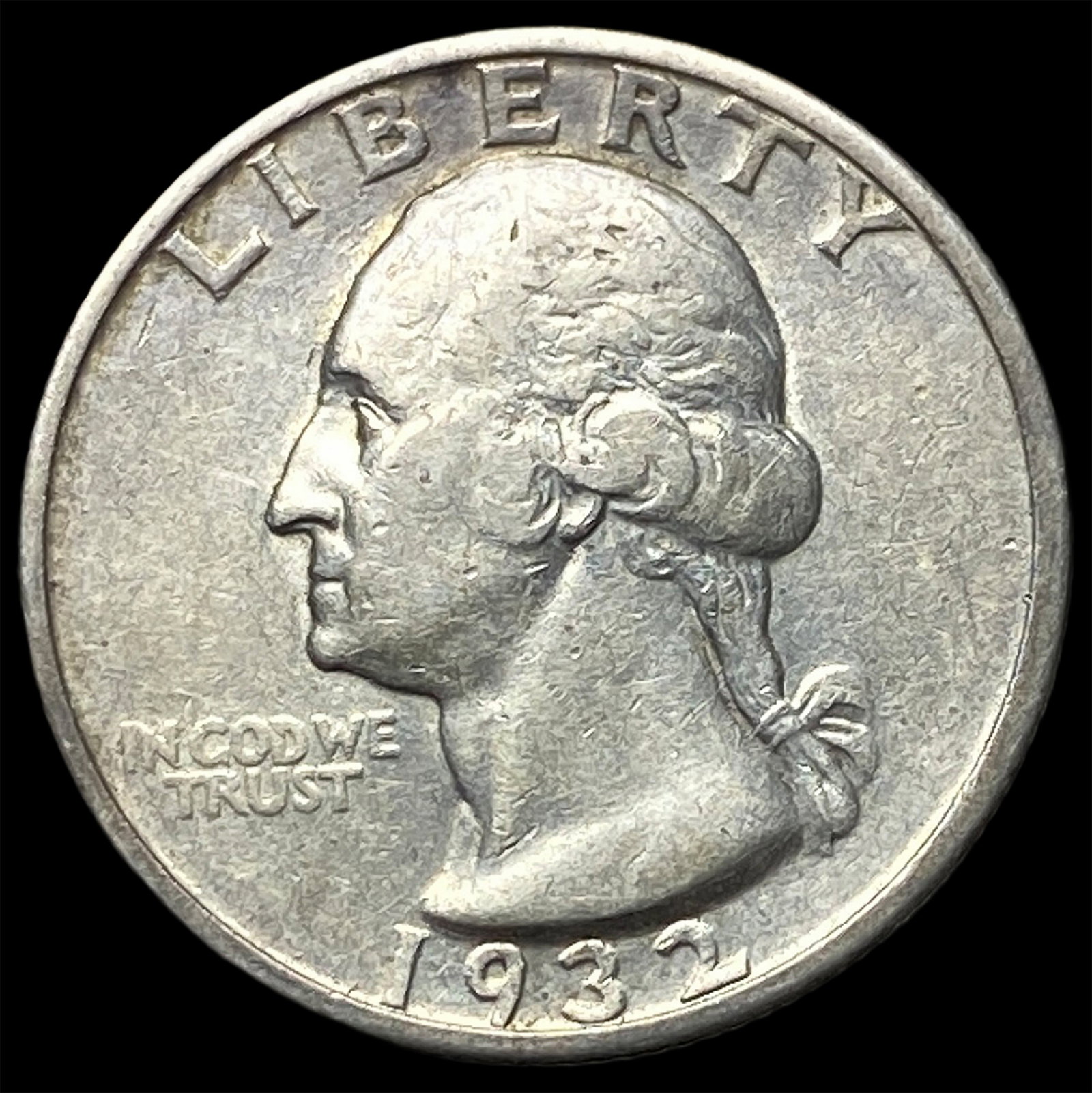 1932-S Silver Washington Quarter NEARLY UNCIRCULATED (1 of 2)