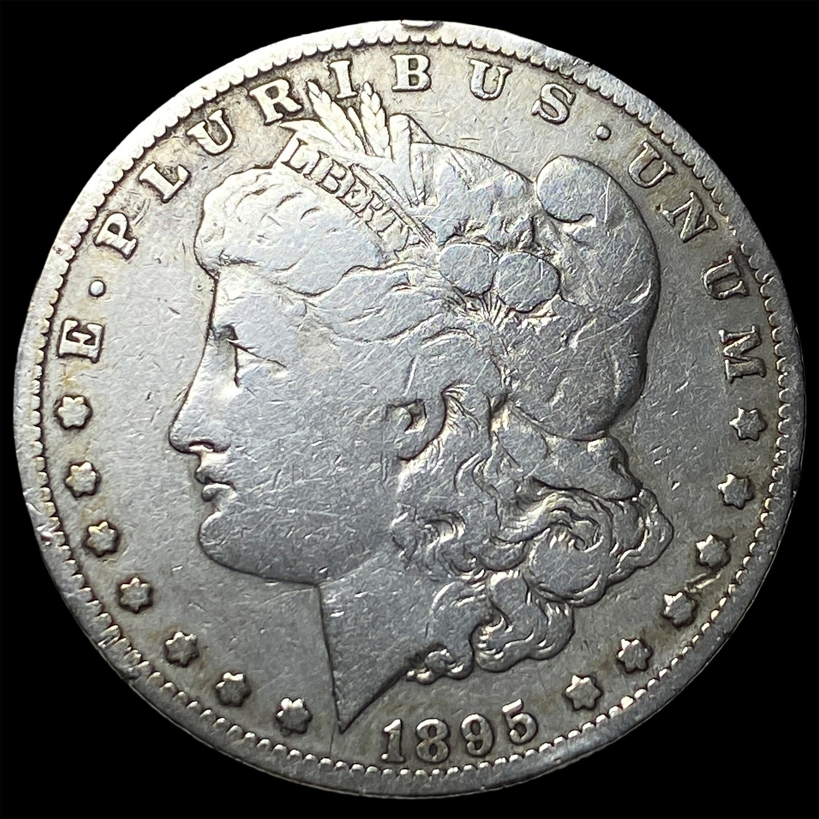 1895-O Silver Morgan Dollar NICELY CIRCULATED (1 of 2)