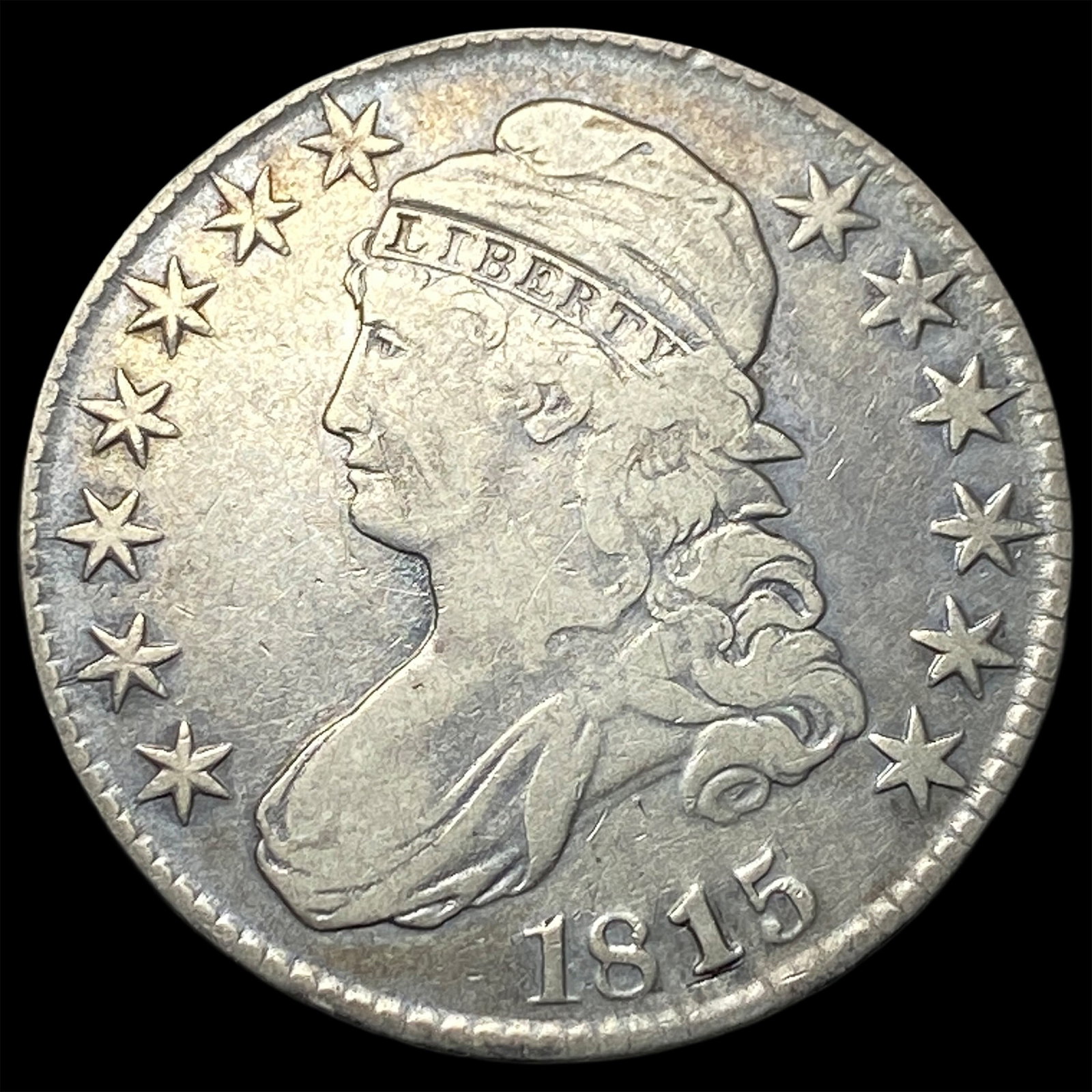 1815 Silver Capped Bust Half Dollar LIGHTLY CIRCULATED (1 of 2)