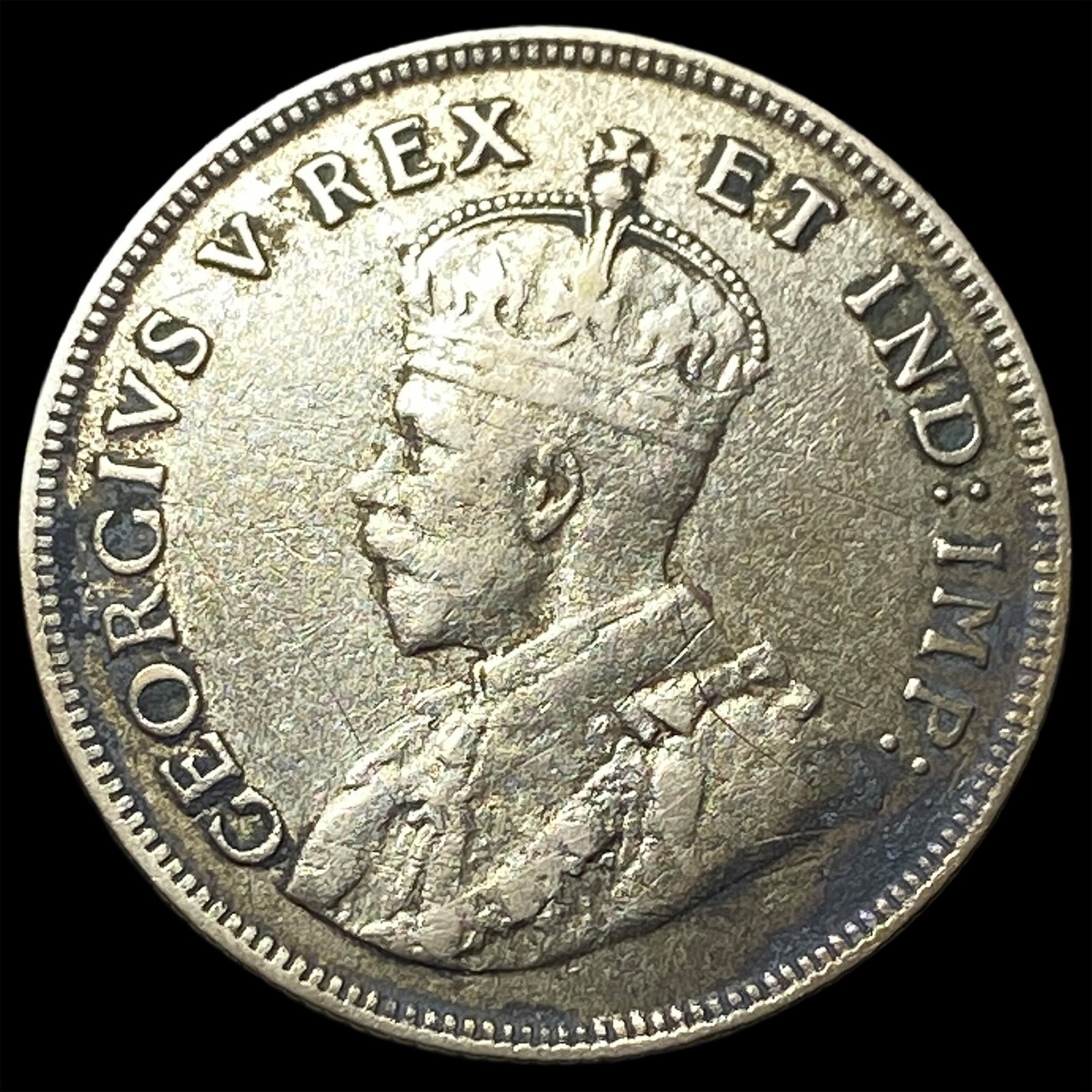 1921 East Africa Silver 1 Shilling NEARLY UNCIRCULATED (1 of 2)
