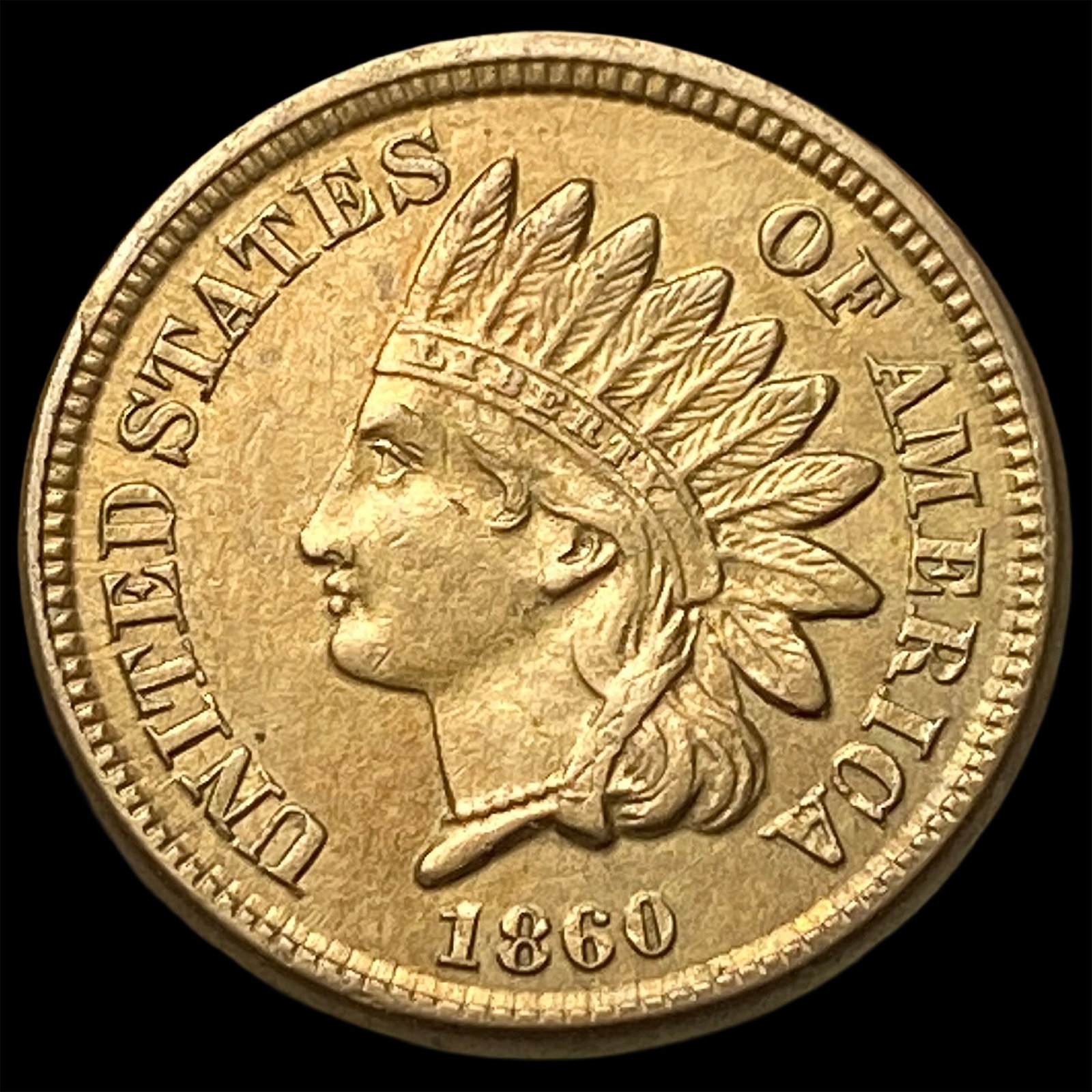 1860 Indian Head Cent UNCIRCULATED: 1860 Indian Head Cent UNCIRCULATED