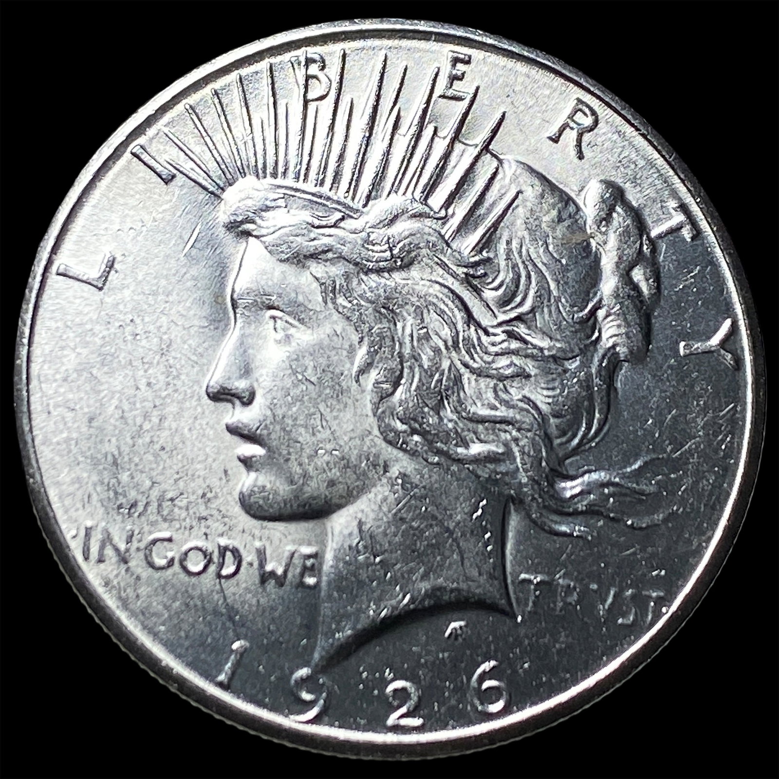 1926-S Silver Peace Dollar UNCIRCULATED: 1926-S Silver Peace Dollar UNCIRCULATED