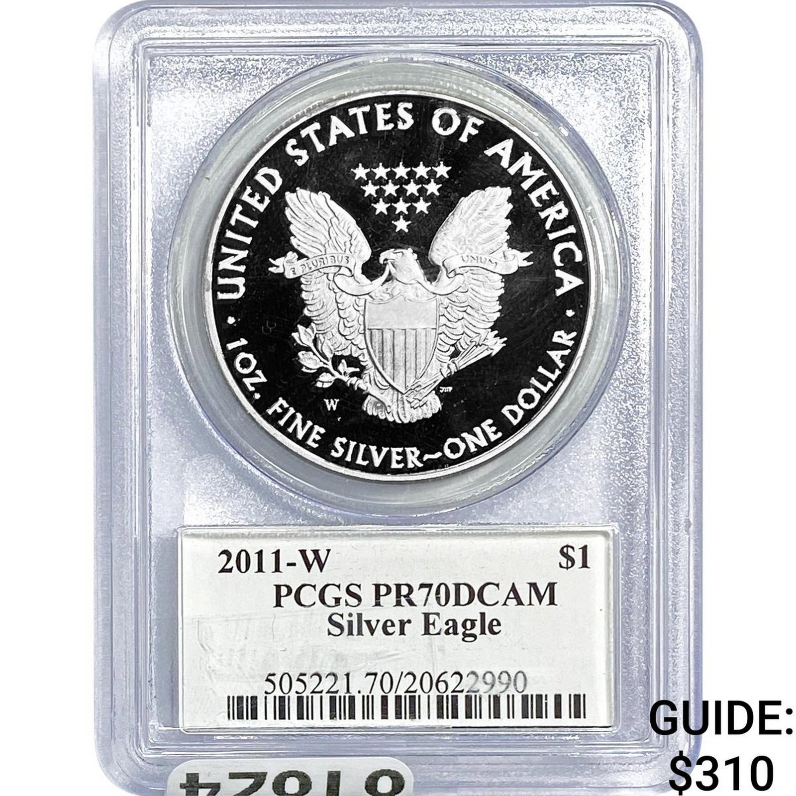 2011-W Silver Eagle PCGS PR70 DCAM (1 of 2)