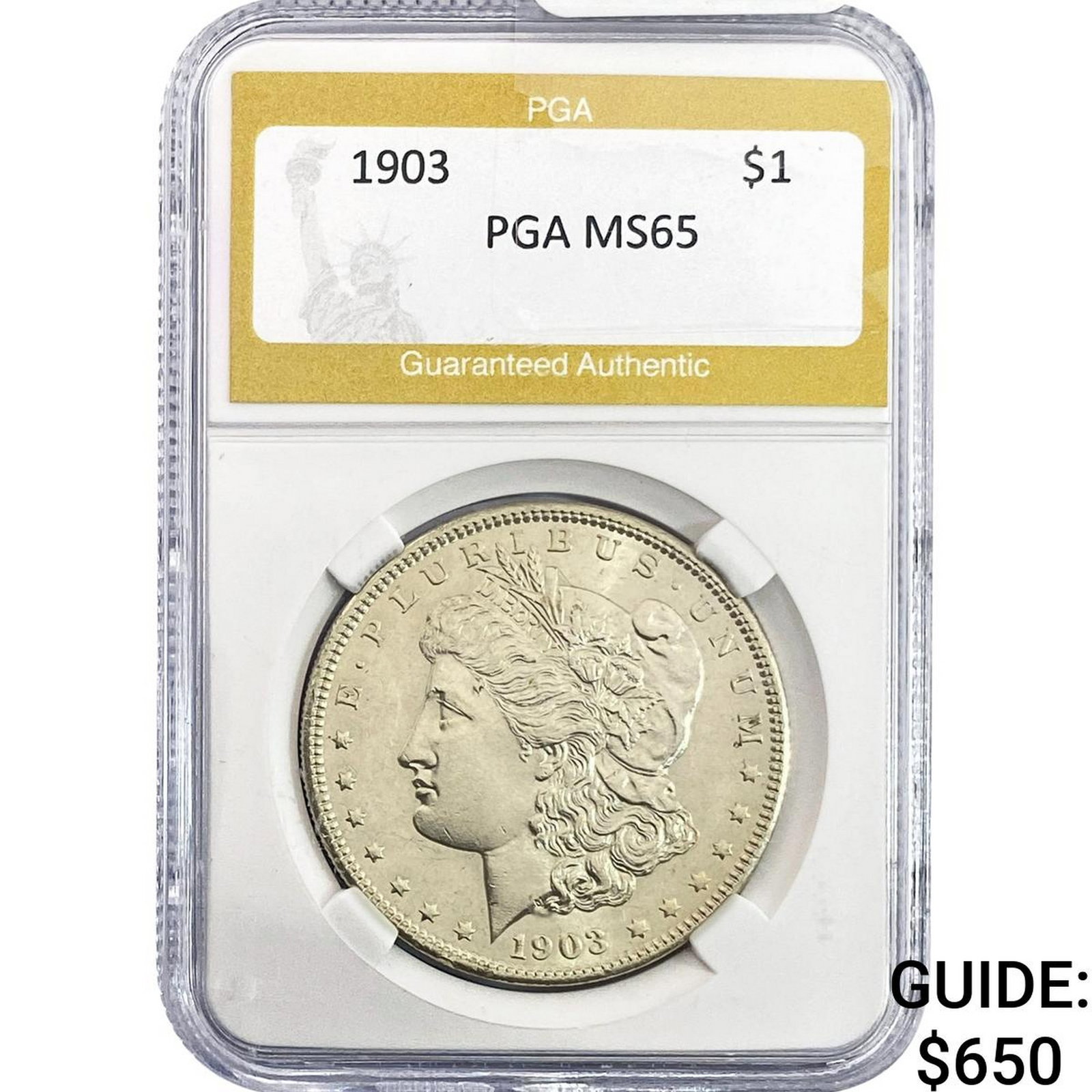 1903 Morgan Silver Dollar PGA MS65 (1 of 2)