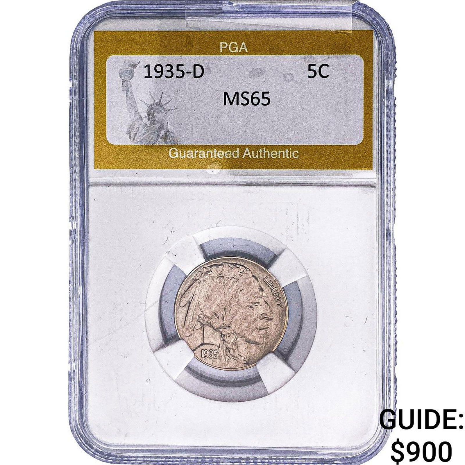 1935-D Buffalo Nickel PGA MS65 (1 of 2)