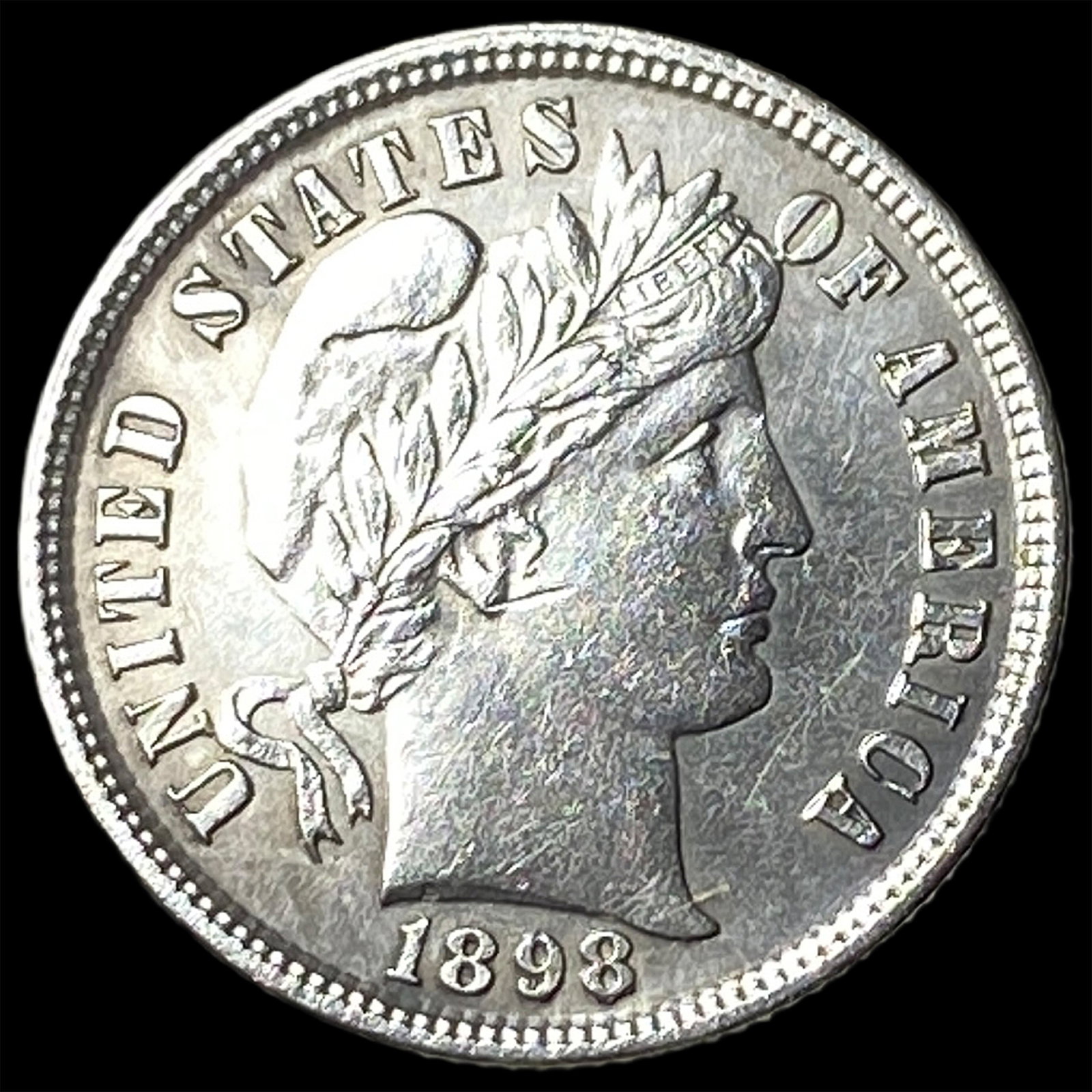 1898 Silver Barber Dime UNCIRCULATED (1 of 2)