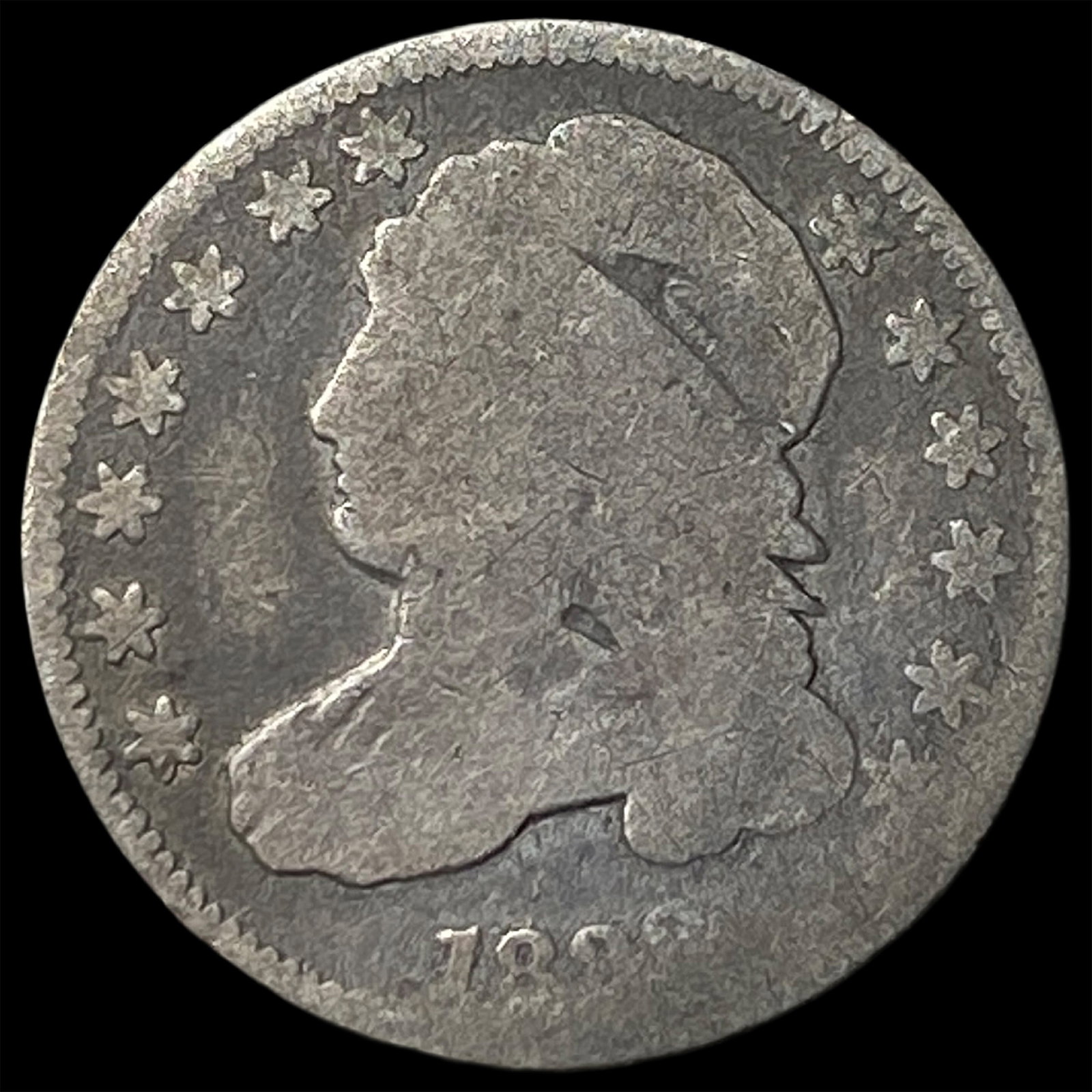 1833 Capped Bust Dime NICELY CIRCULATED (1 of 2)
