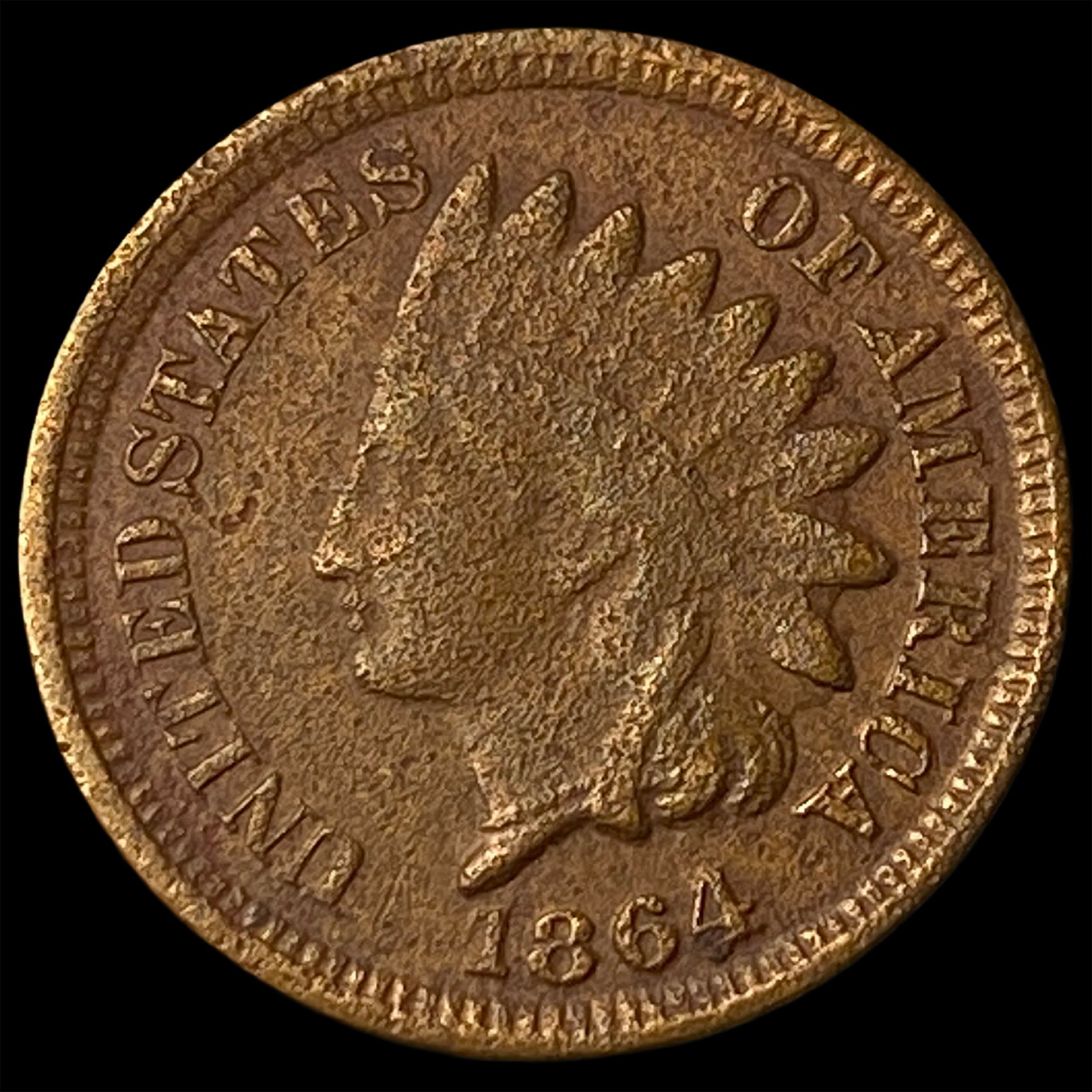 1864 Indian Head Cent LIGHTLY CIRCULATED (1 of 2)