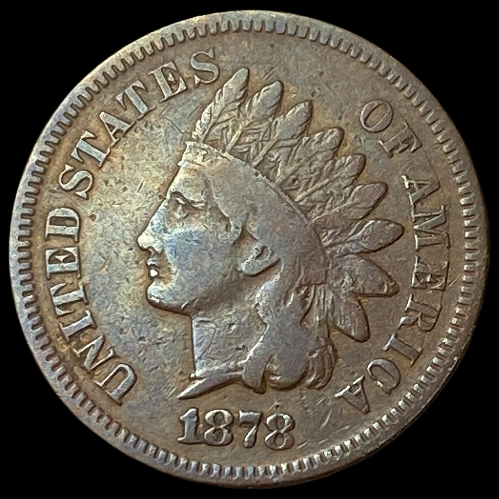 1878 Indian Head Cent LIGHTLY CIRCULATED (1 of 2)
