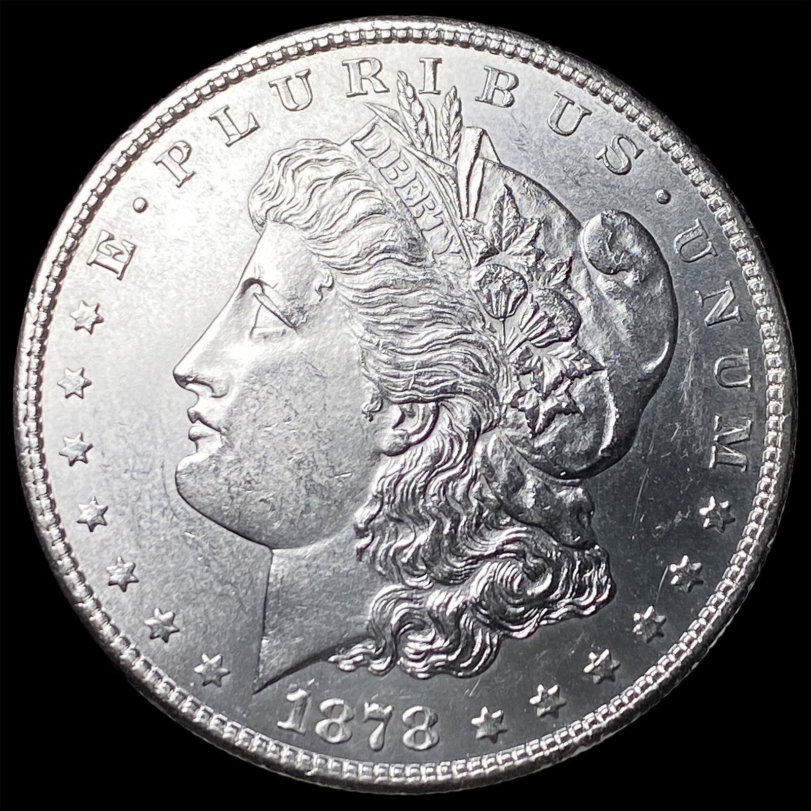 1878-S Silver Morgan Dollar CHOICE BU: 1878-S Silver Morgan Dollar CHOICE BU