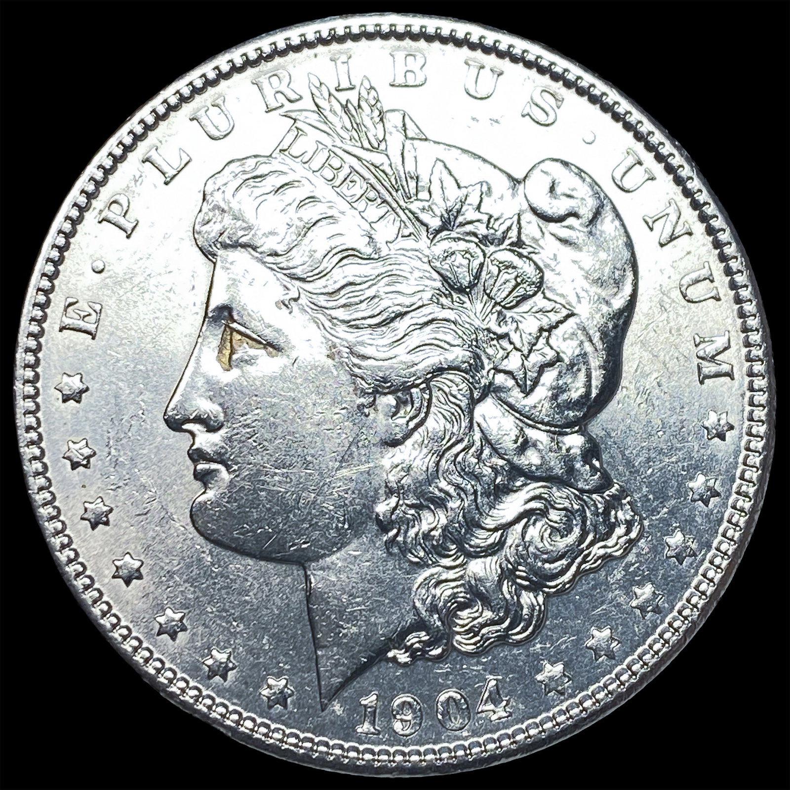 1904 Morgan Silver Dollar UNCIRCULATED: 1904 Morgan Silver Dollar UNCIRCULATED