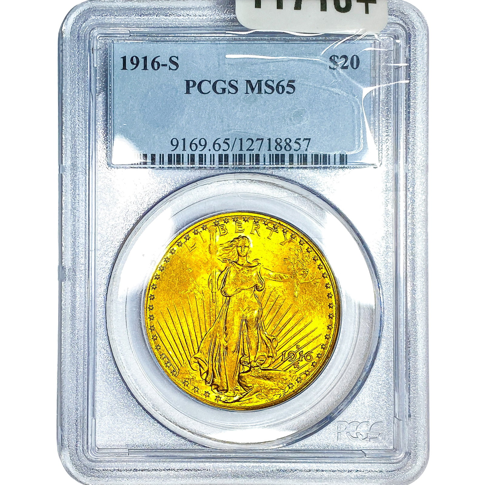 1916-S $20 Gold Double Eagle PCGS MS65 (1 of 4)