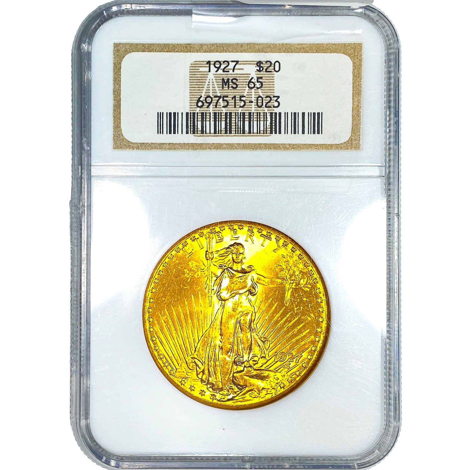 1927 $20 Gold Double Eagle NGC MS65 (1 of 2)