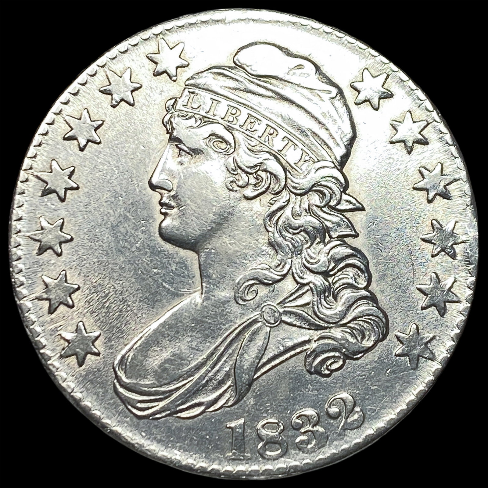 1832 Capped Bust Silver Half Dollar CLOSELY UNCIRCULATED (1 of 2)