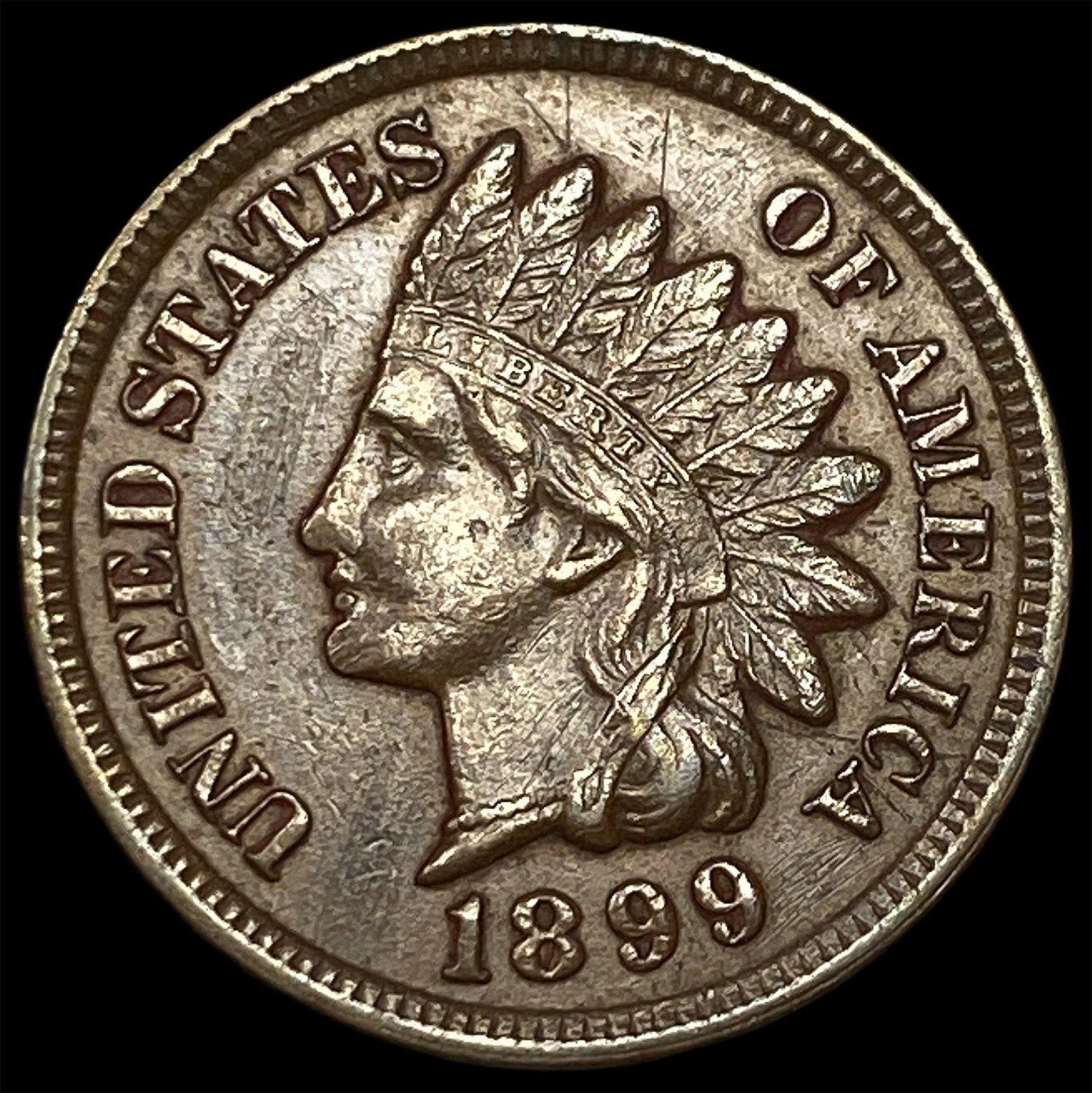 1899 Indian Head Cent CLOSELY UNCIRCULATED (1 of 2)