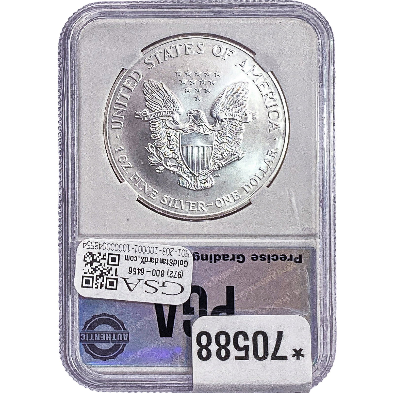 2002 Silver Eagle PGA MS70 - 2