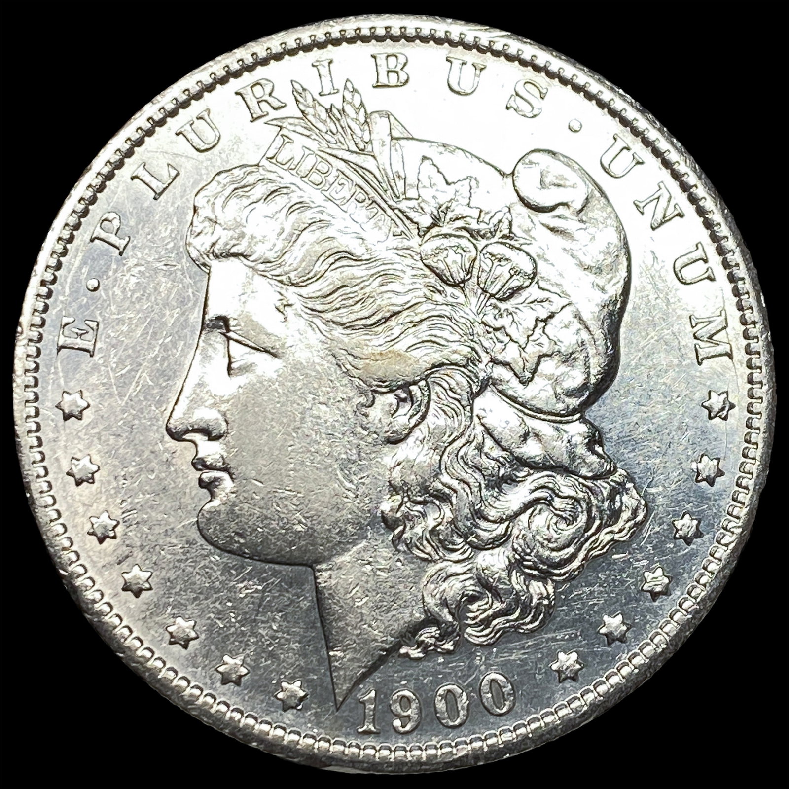 1900-S Silver Morgan Dollar CLOSELY UNCIRCULATED: 1900-S Silver Morgan Dollar CLOSELY UNCIRCULATED