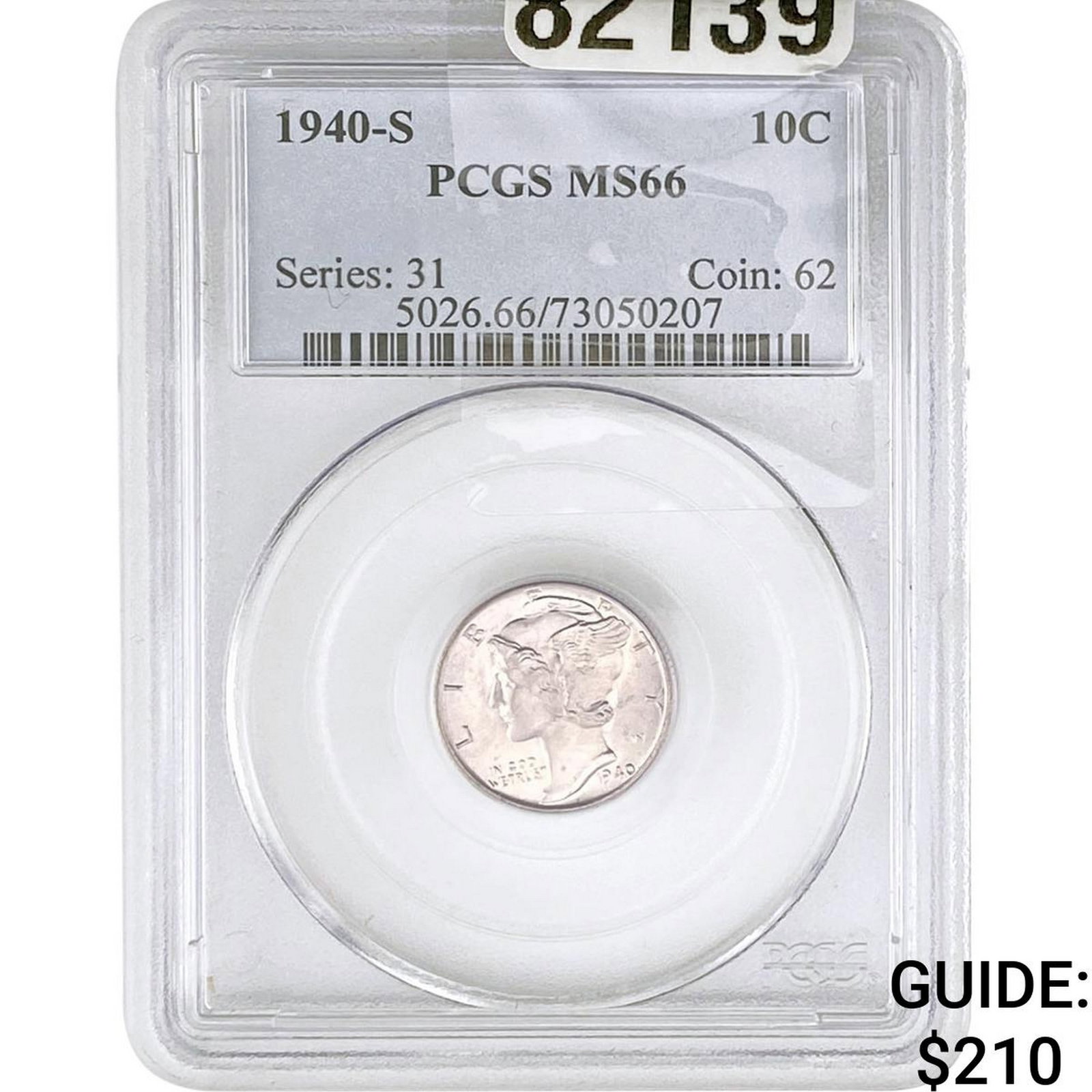 1940-S Mercury Silver Dime PCGS MS66 (1 of 2)