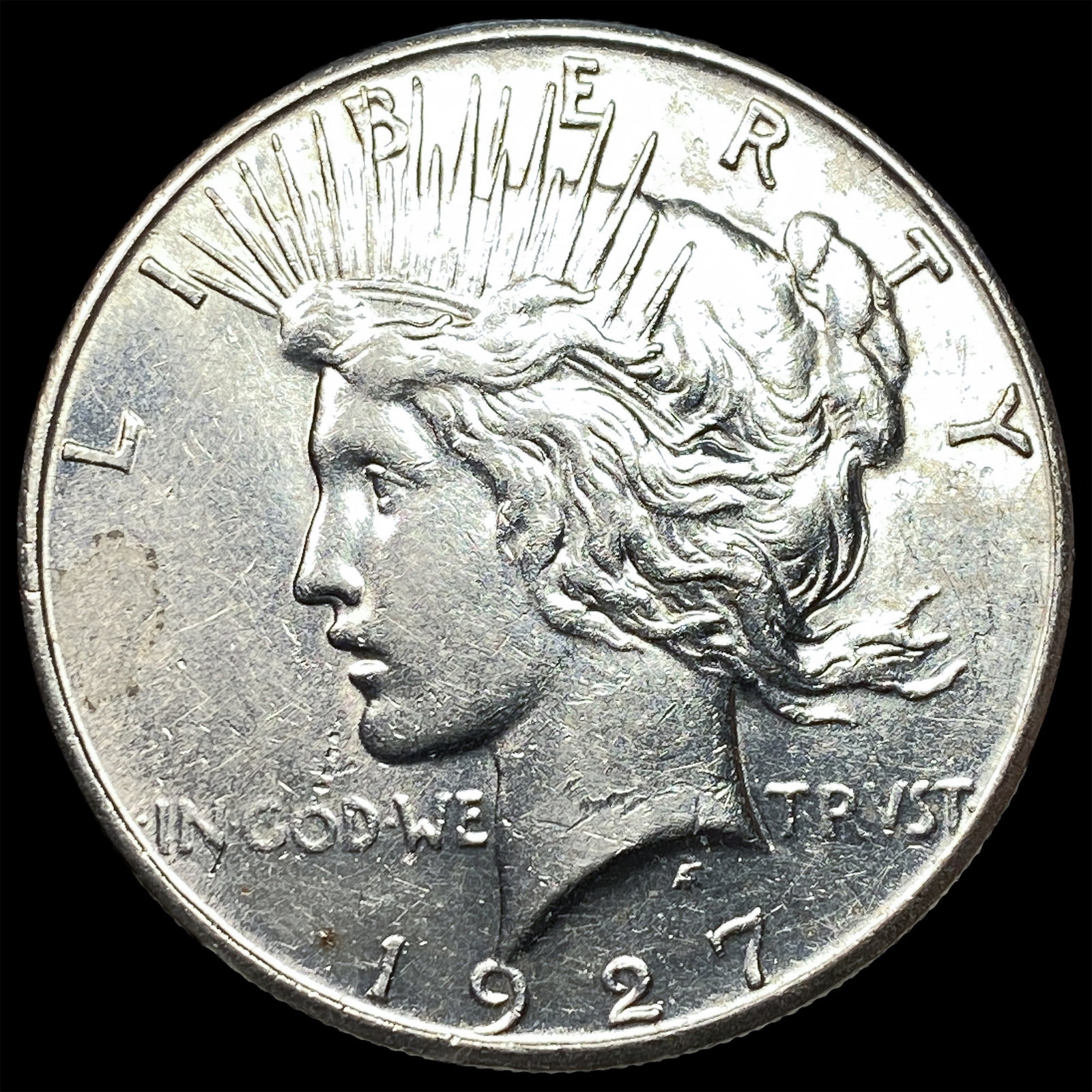 1927 Silver Peace Dollar CHOICE AU (1 of 2)