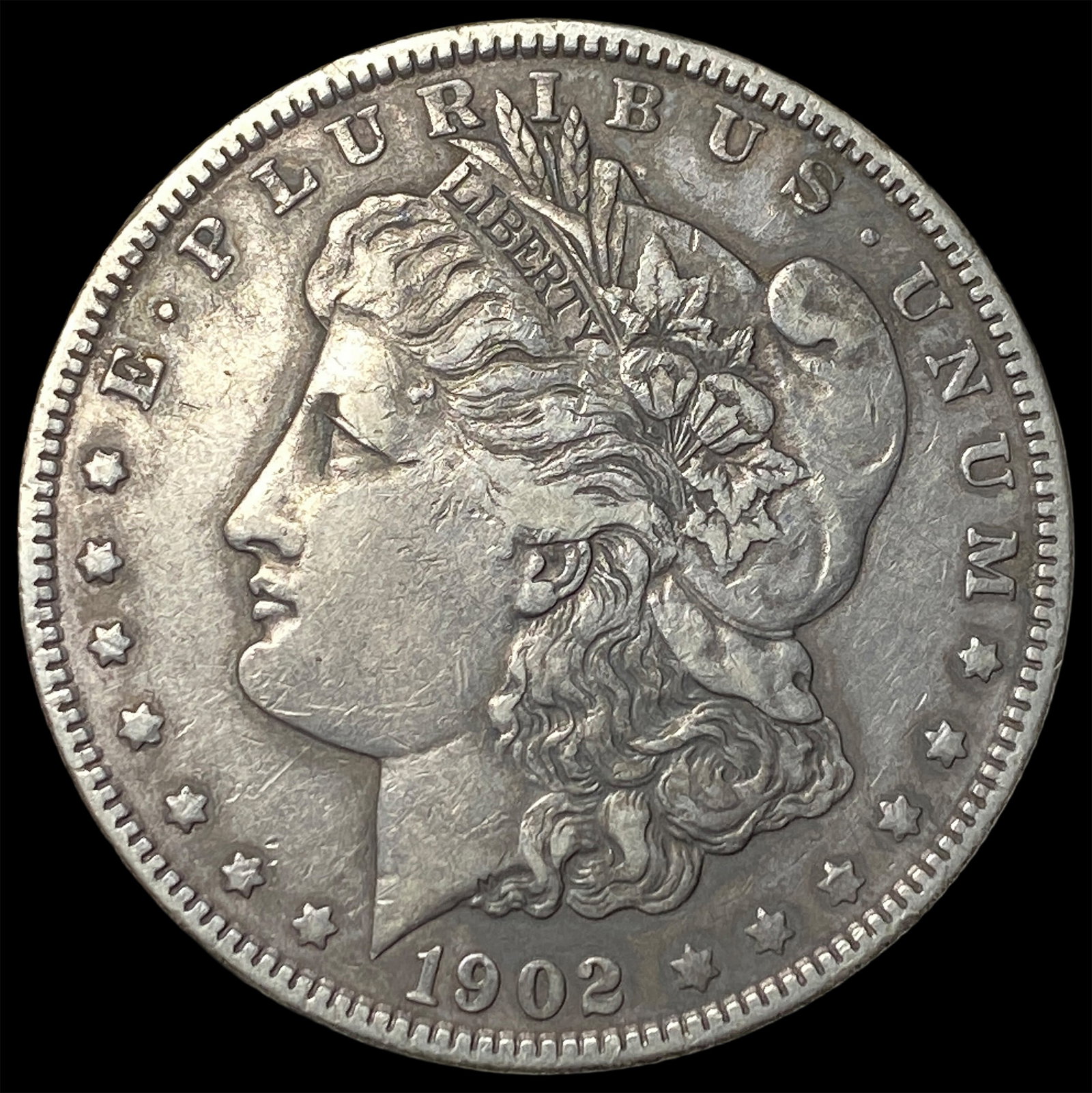 1902 Morgan Silver Dollar NEARLY UNCIRCULATED: 1902 Morgan Silver Dollar NEARLY UNCIRCULATED