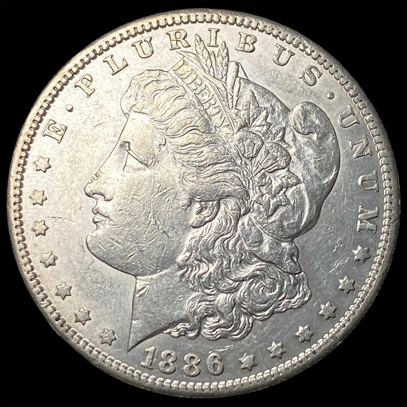 1886 Silver Morgan Dollar CHOICE AU: 1886 Silver Morgan Dollar CHOICE AU