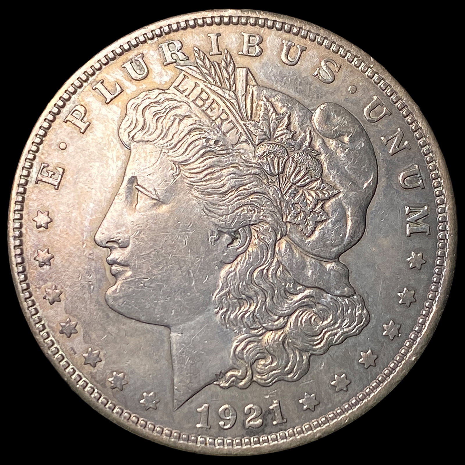 1921 Silver Morgan Dollar NEARLY UNCIRCULATED: 1921 Silver Morgan Dollar NEARLY UNCIRCULATED