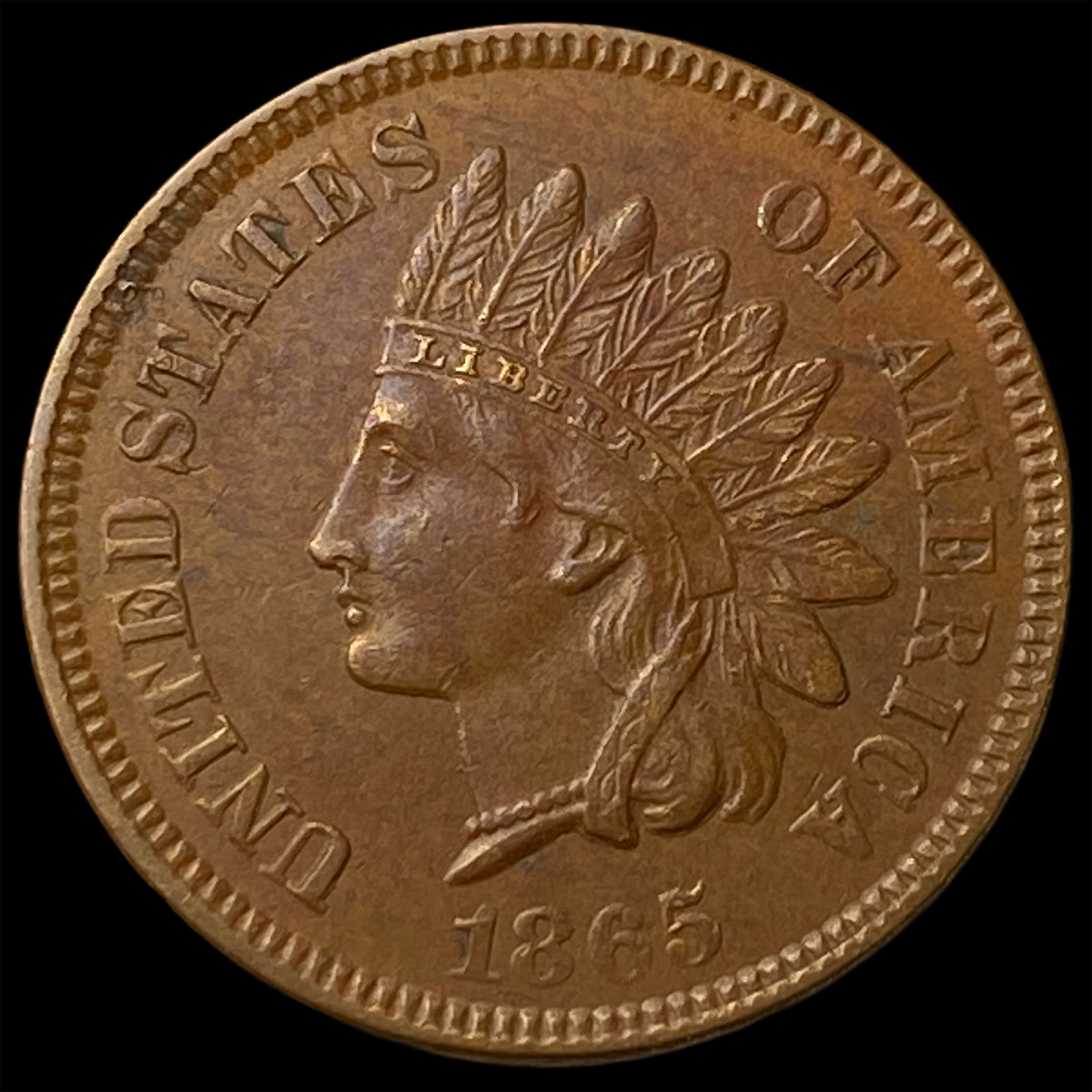 1865 Indian Head Cent UNCIRCULATED (1 of 2)