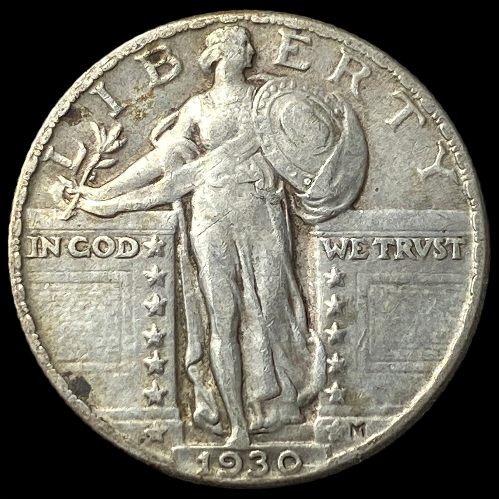 1930-M Standing Liberty Silver Quarter CLOSELY UNCIRCULATED (1 of 2)