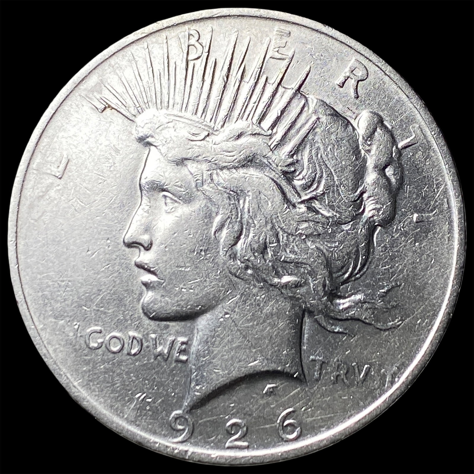 1926 Peace Silver Dollar NEARLY UNCIRCULATED: 1926 Peace Silver Dollar NEARLY UNCIRCULATED