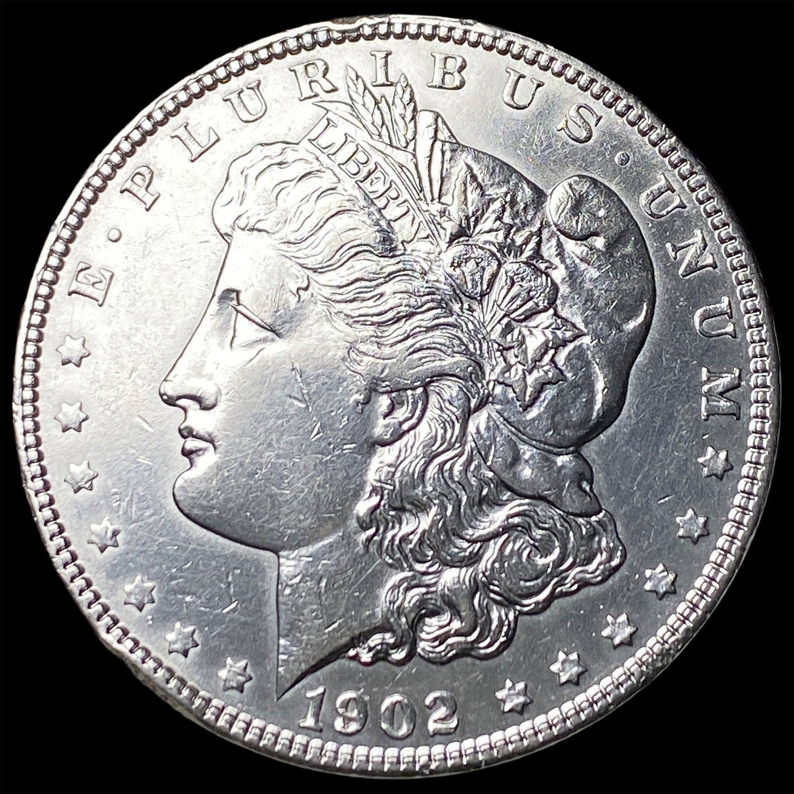 1902-S Silver Morgan Dollar CLOSELY UNCIRCULATED (1 of 2)