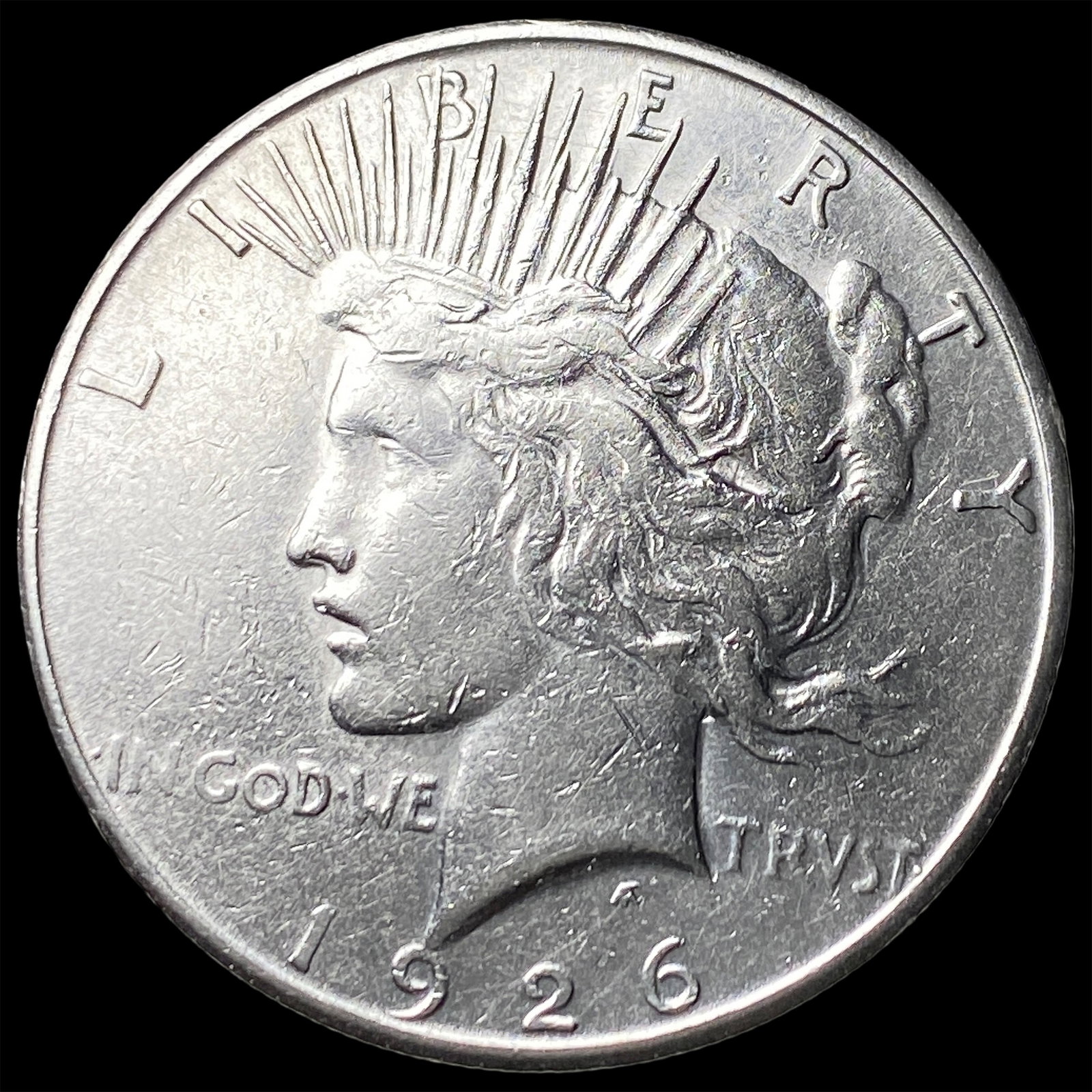 1926 Peace Silver Dollar NEARLY UNCIRCULATED: 1926 Peace Silver Dollar NEARLY UNCIRCULATED