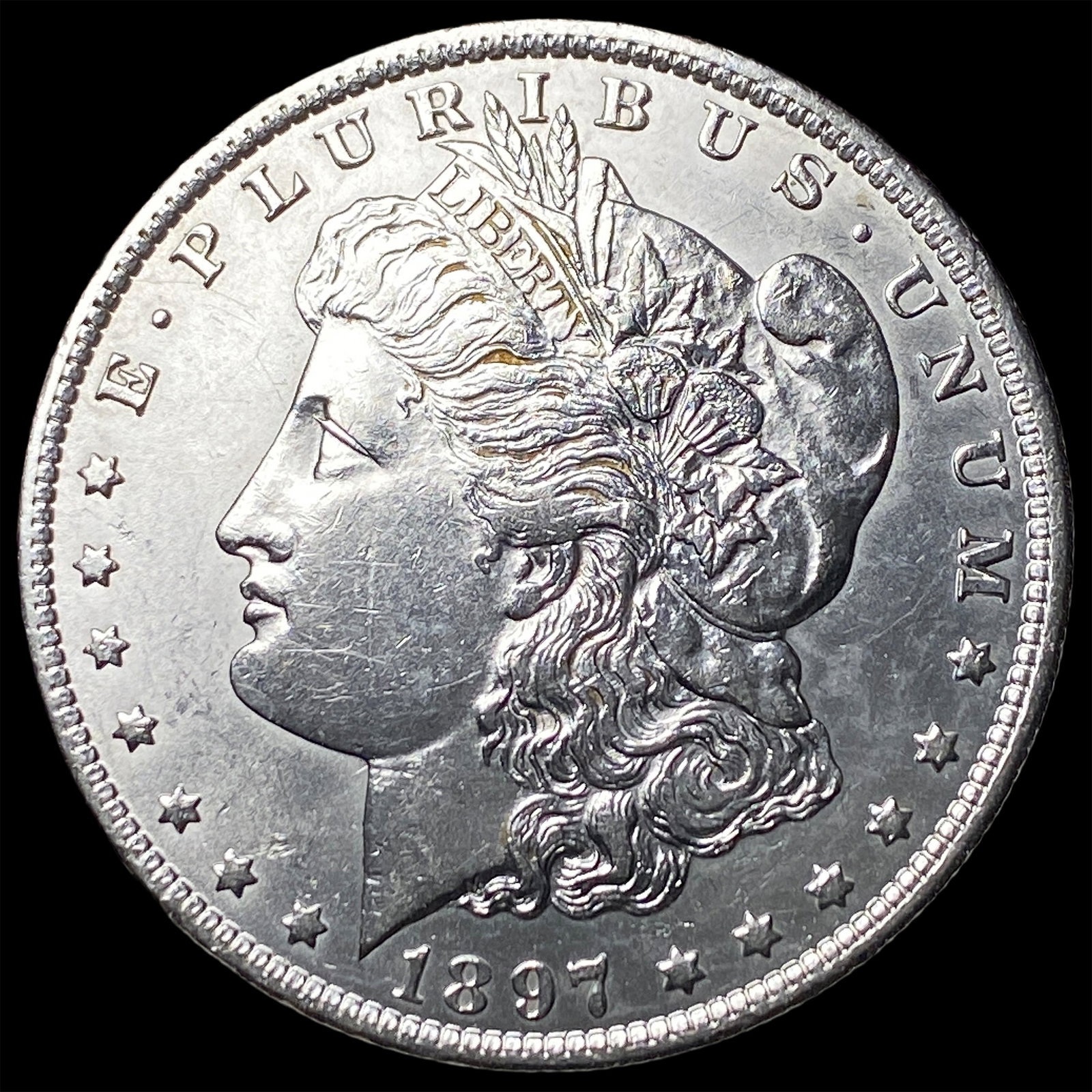 1897-O Silver Morgan Dollar CHOICE AU (1 of 2)