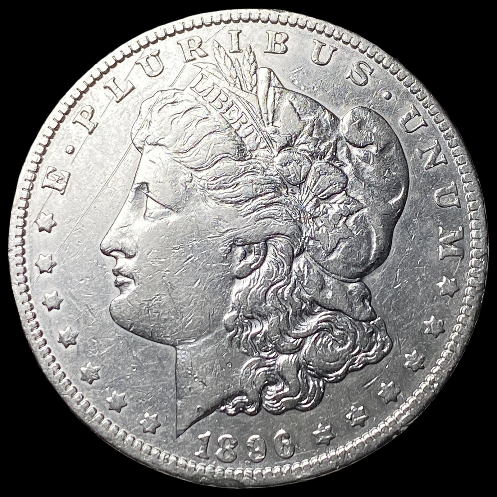 1896-O Silver Morgan Dollar NEARLY UNCIRCULATED: 1896-O Silver Morgan Dollar NEARLY UNCIRCULATED
